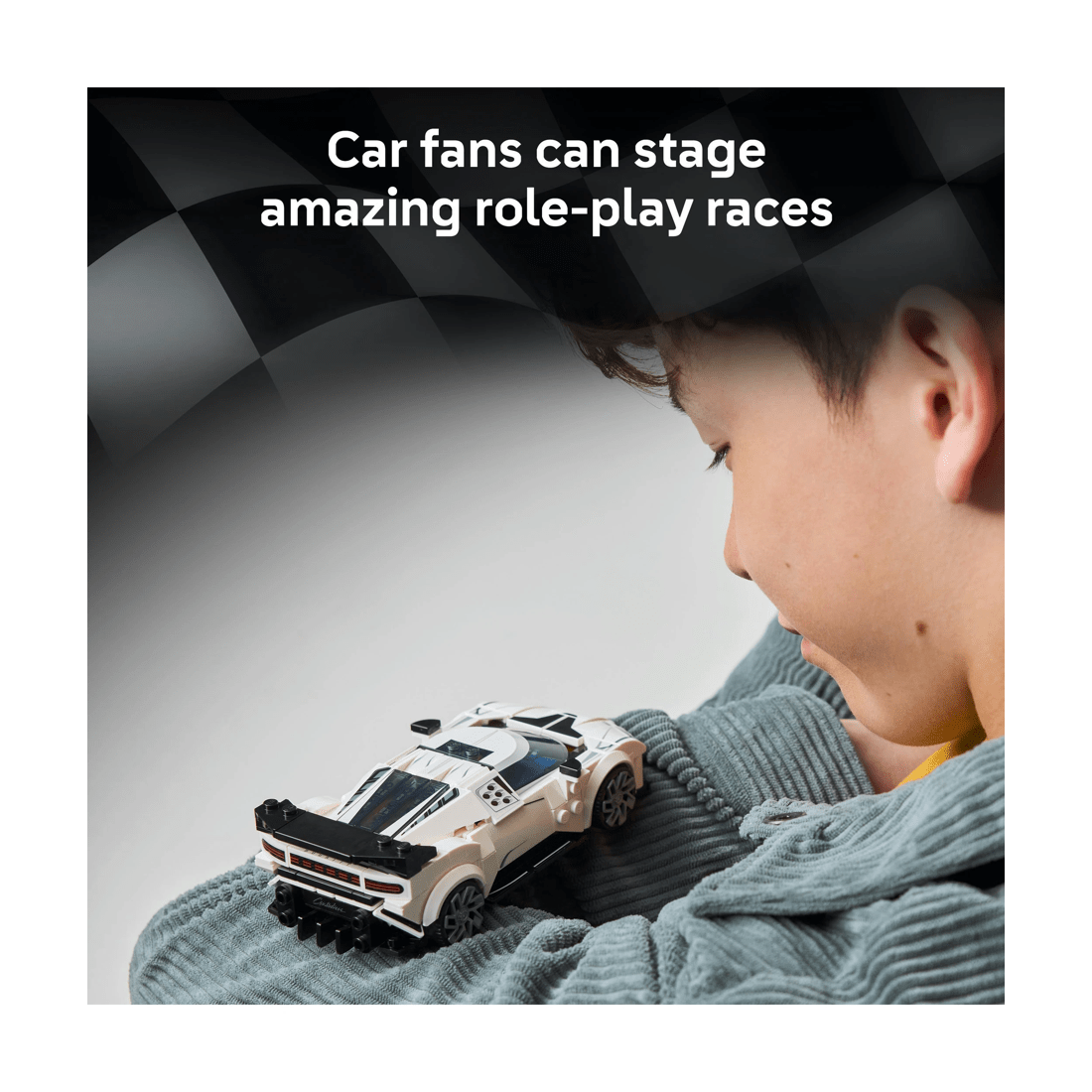 4 LEGO Speed Champions Bugatti Centodieci Hyper Sports Car 77240, 4 of 10