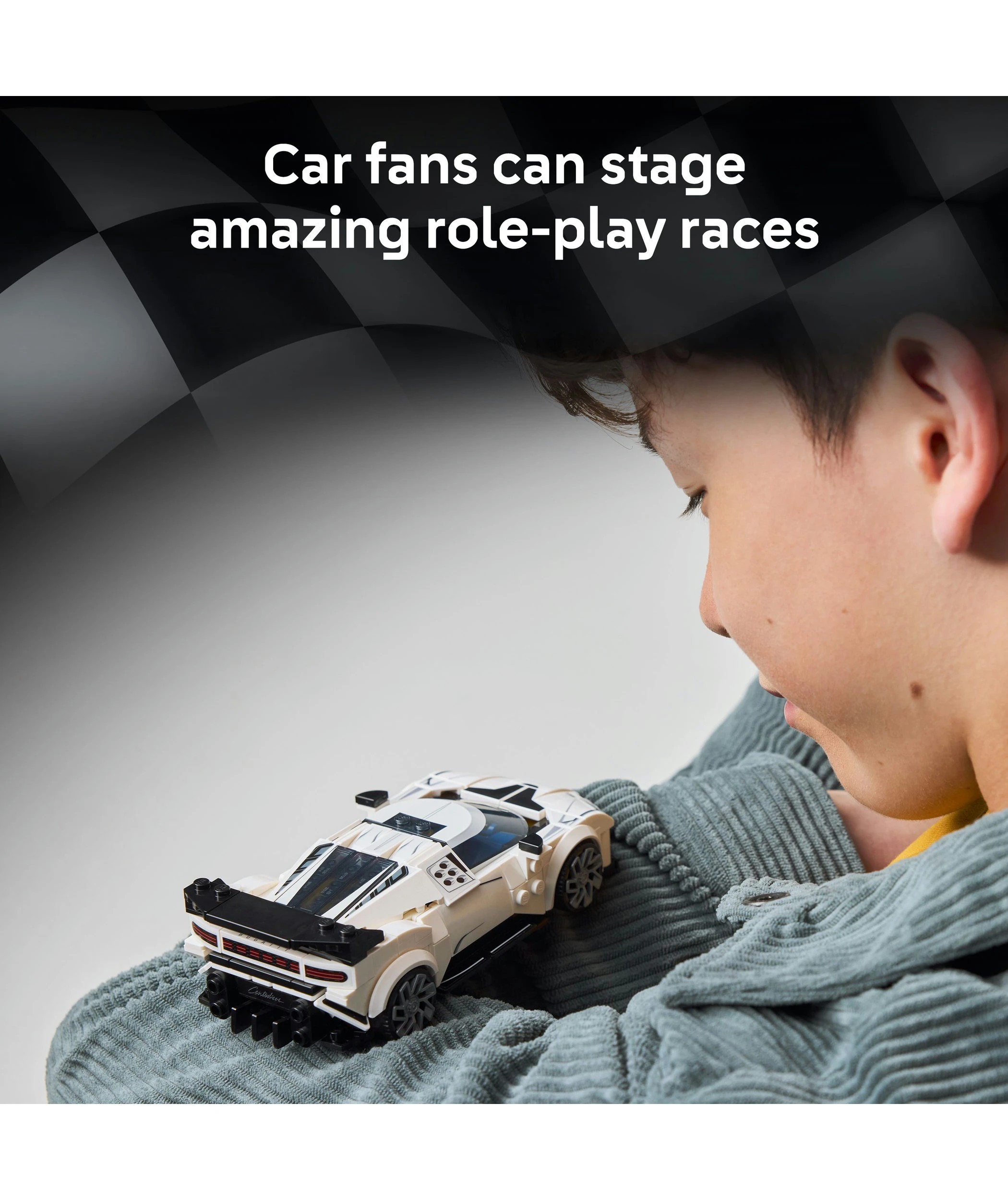 4 LEGO Speed Champions Bugatti Centodieci Hyper Sports Car 77240, 4 of 10