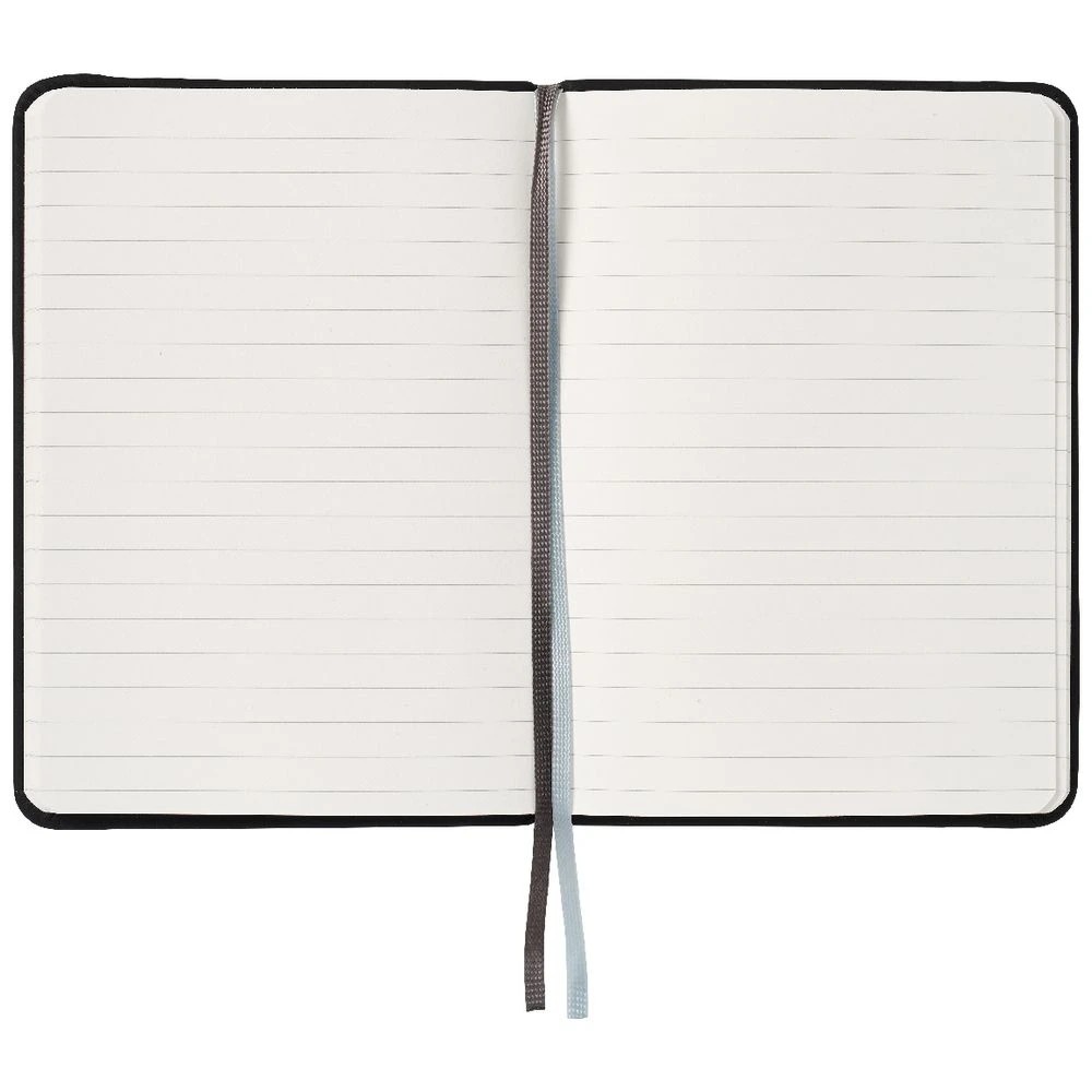 4 Modena A6 PU Ruled Notebook Black, 4 of 5