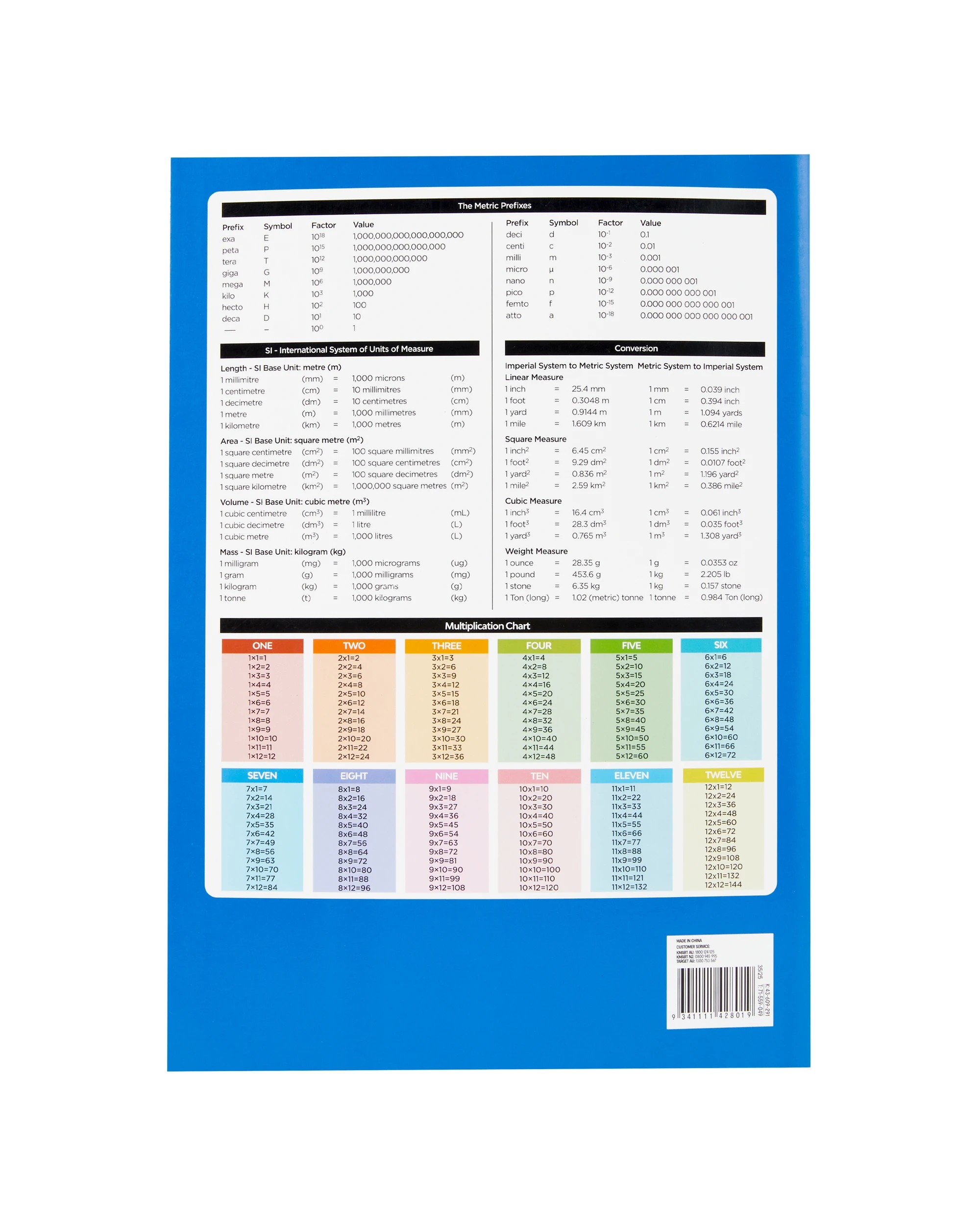 4 A4 Music Book - 96 Pages, Blue, 4 of 4