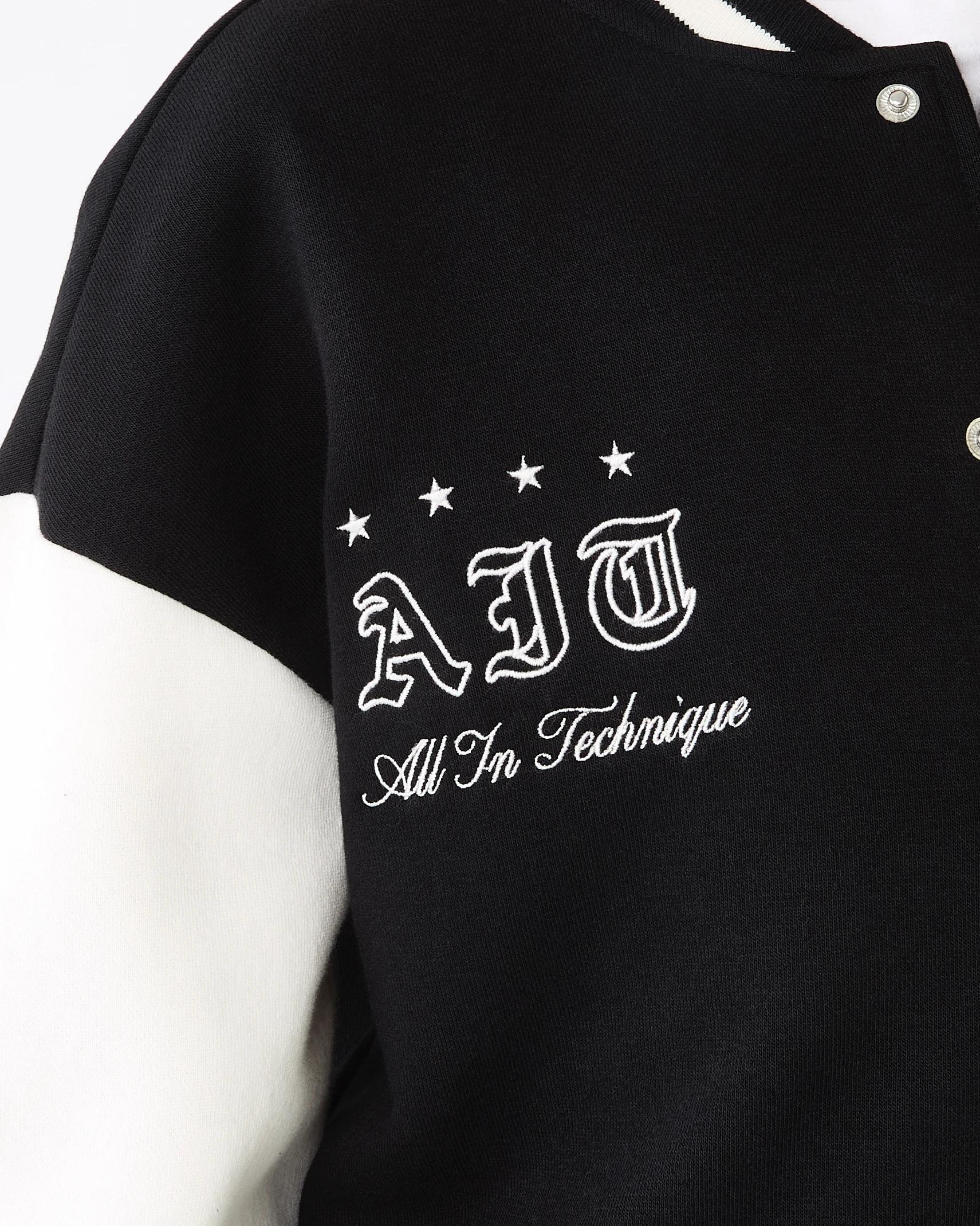 5 Fleece Bomber Jacket Snw White, 5 of 10