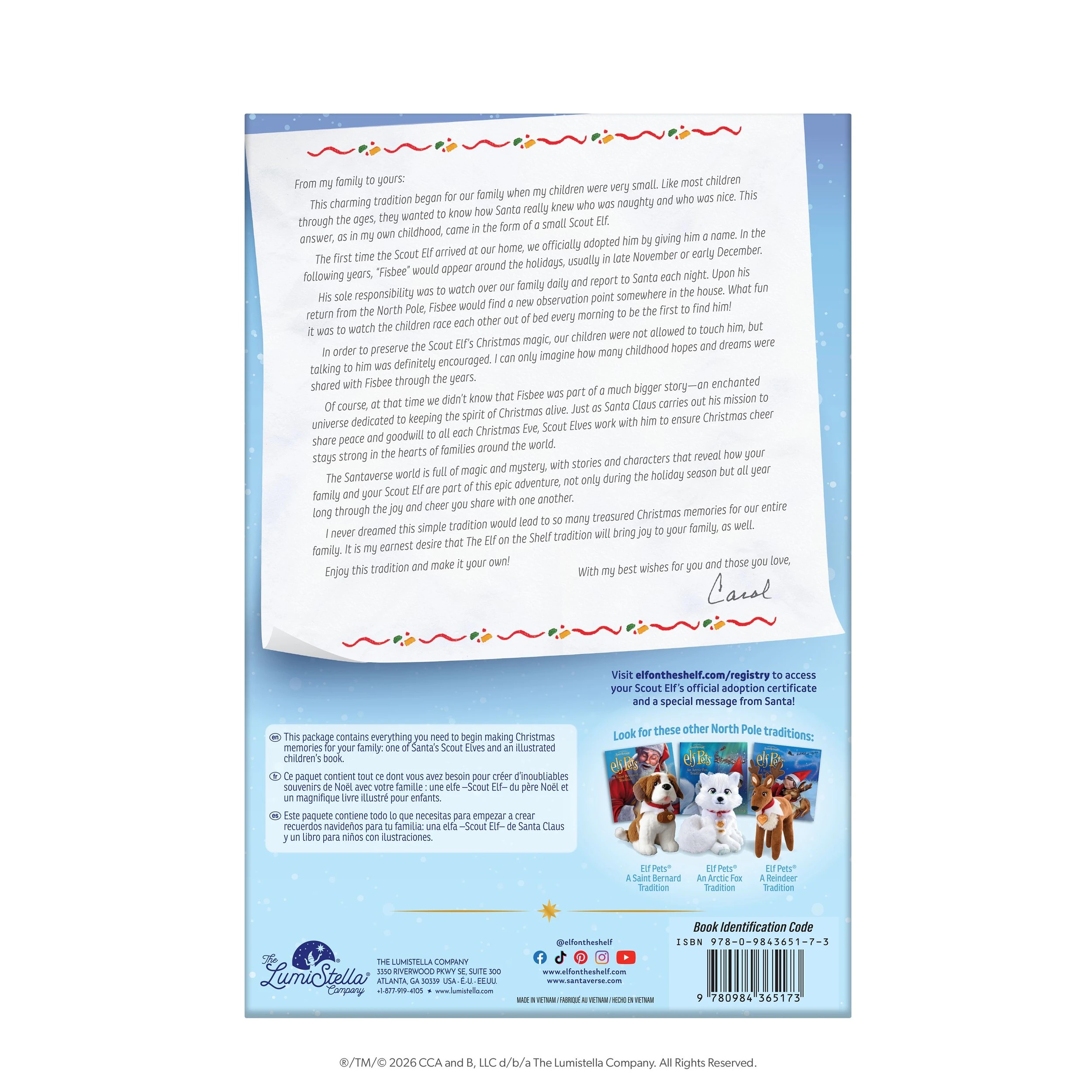 2 Santaverse The Elf on the Shelf: A Christmas Tradition Girl with Extra Posing Power by Carol V. Aebersold and Chanda A. Bell - Book, 2 of 6