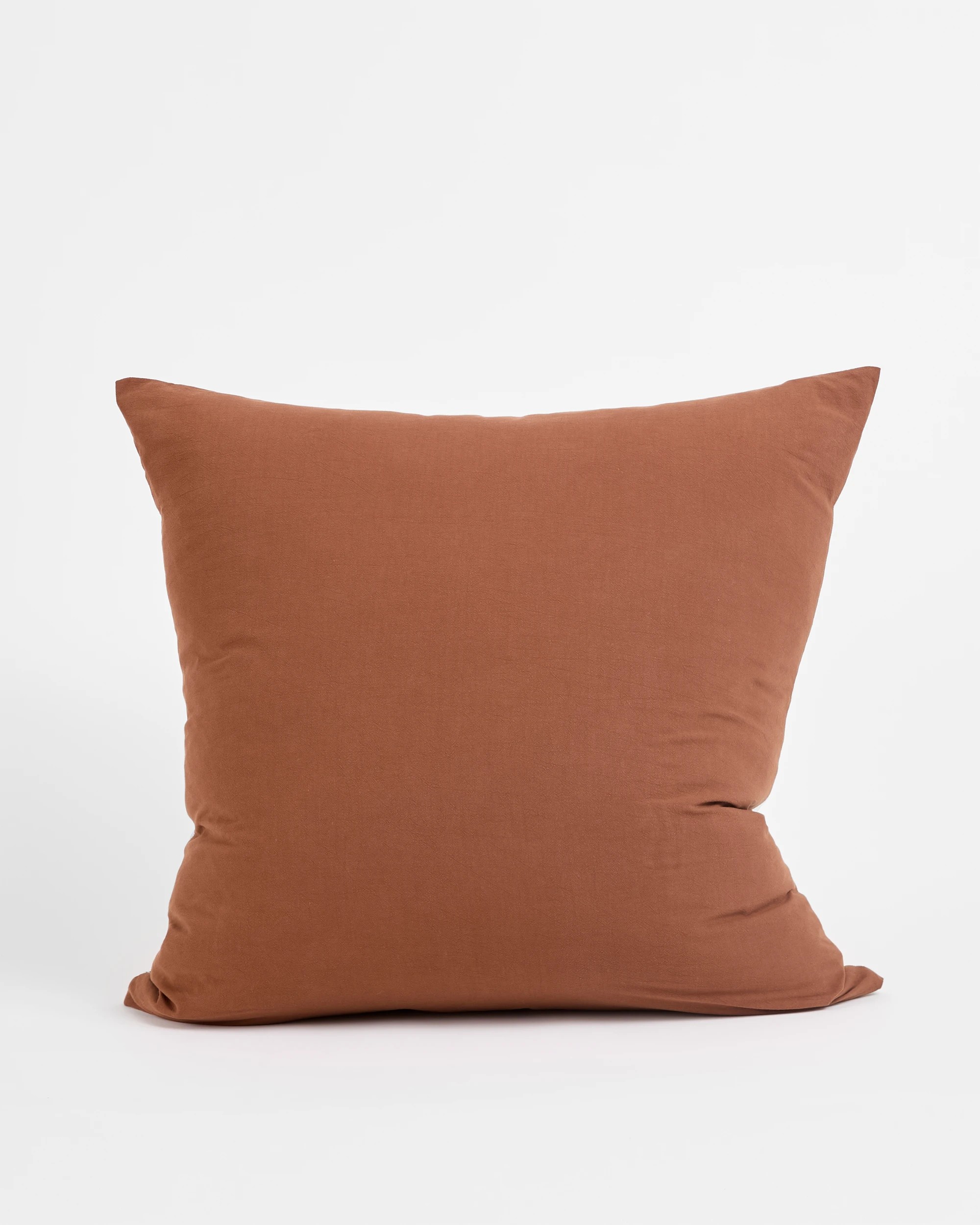 1 Arlo Cotton Stonewash European Pillowcase - One Size - Brown, 1 of 5