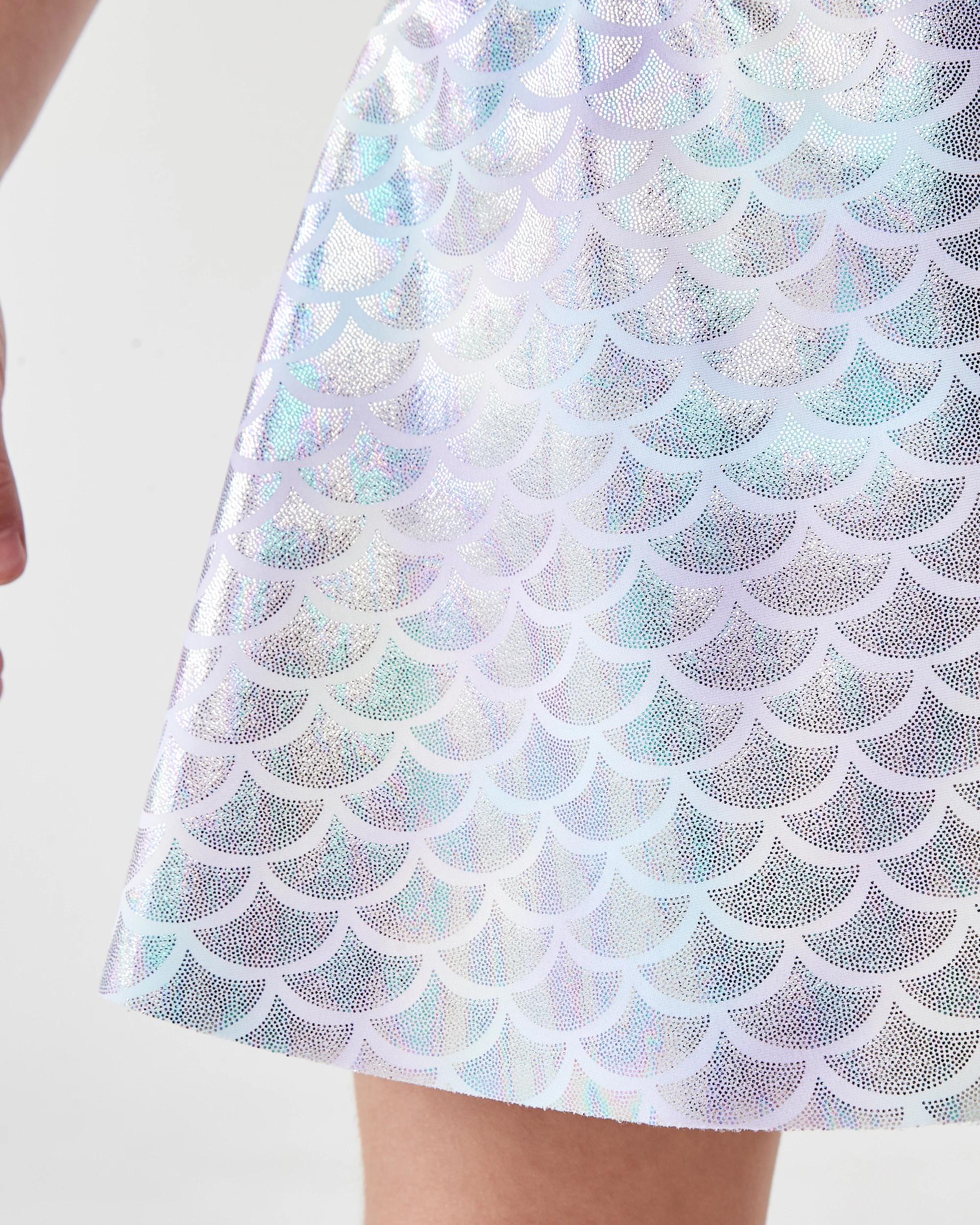 5 Metallic Bikini Skirt Set Pr Mermaid, 5 of 5