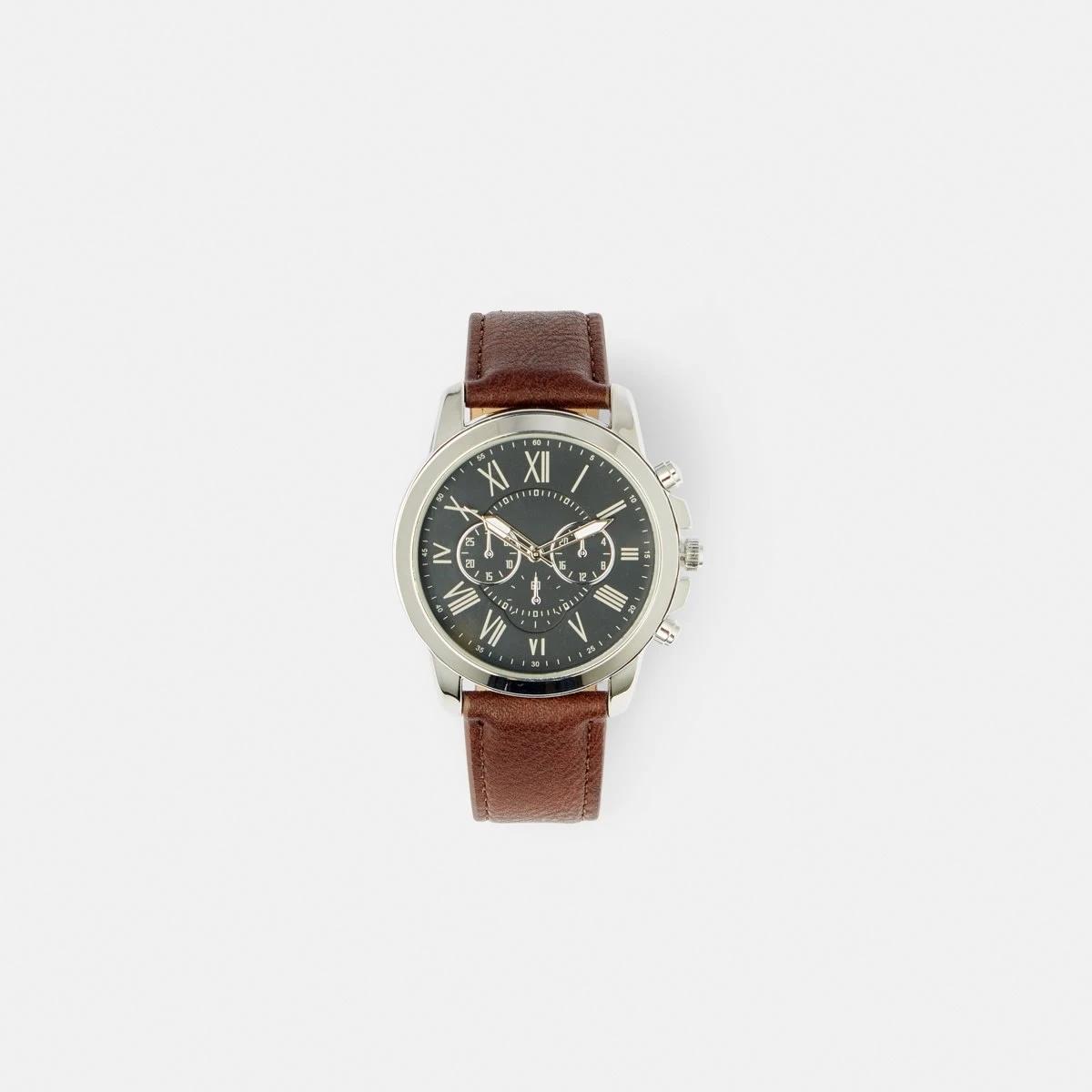 1 Classic Chrono Watch - Brown BROWN, 1 of 6