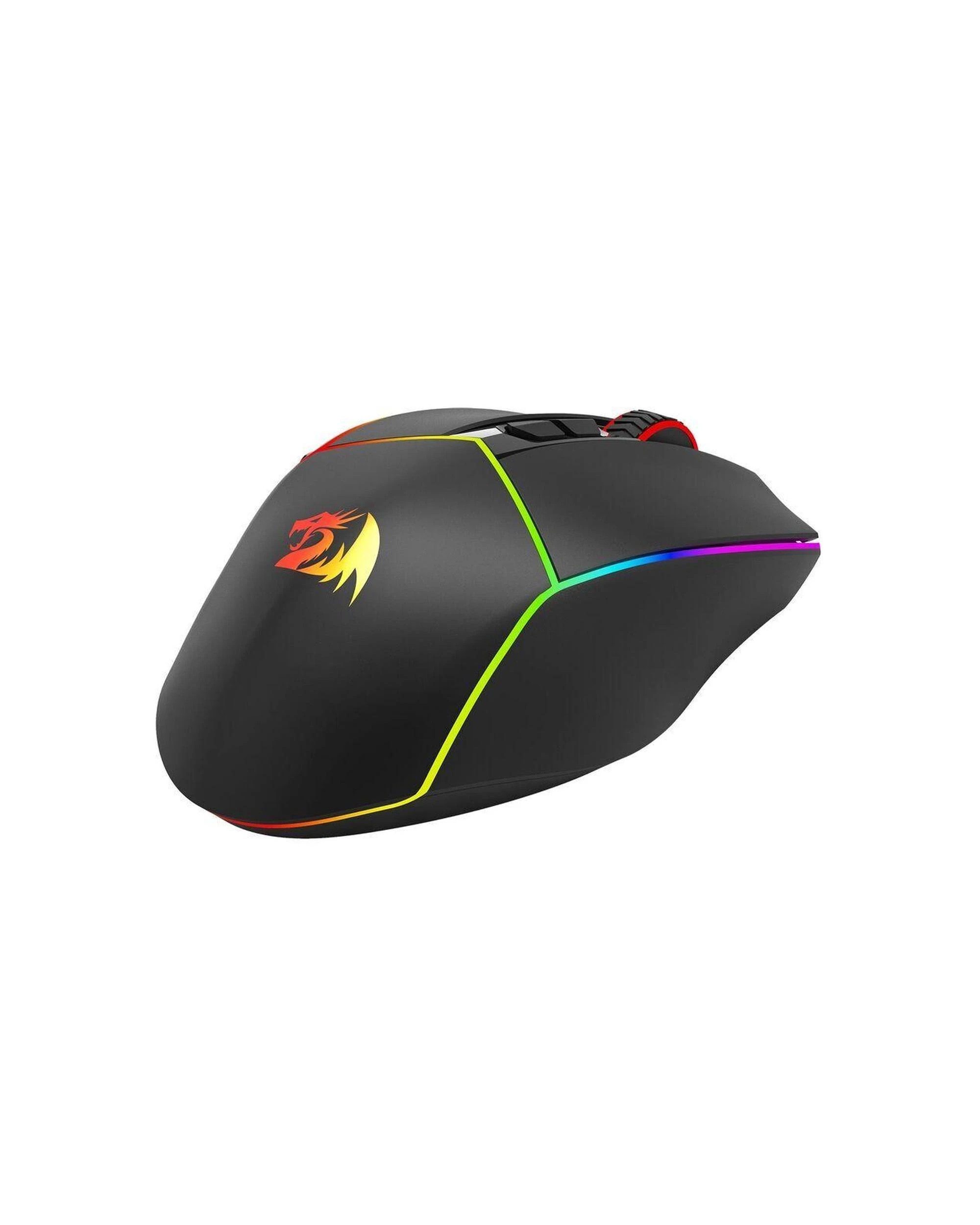 6 Redragon M814RGBPRO Axe Pro Honeycomb TriMode RGB Gaming Mouse - Black, 6 of 10