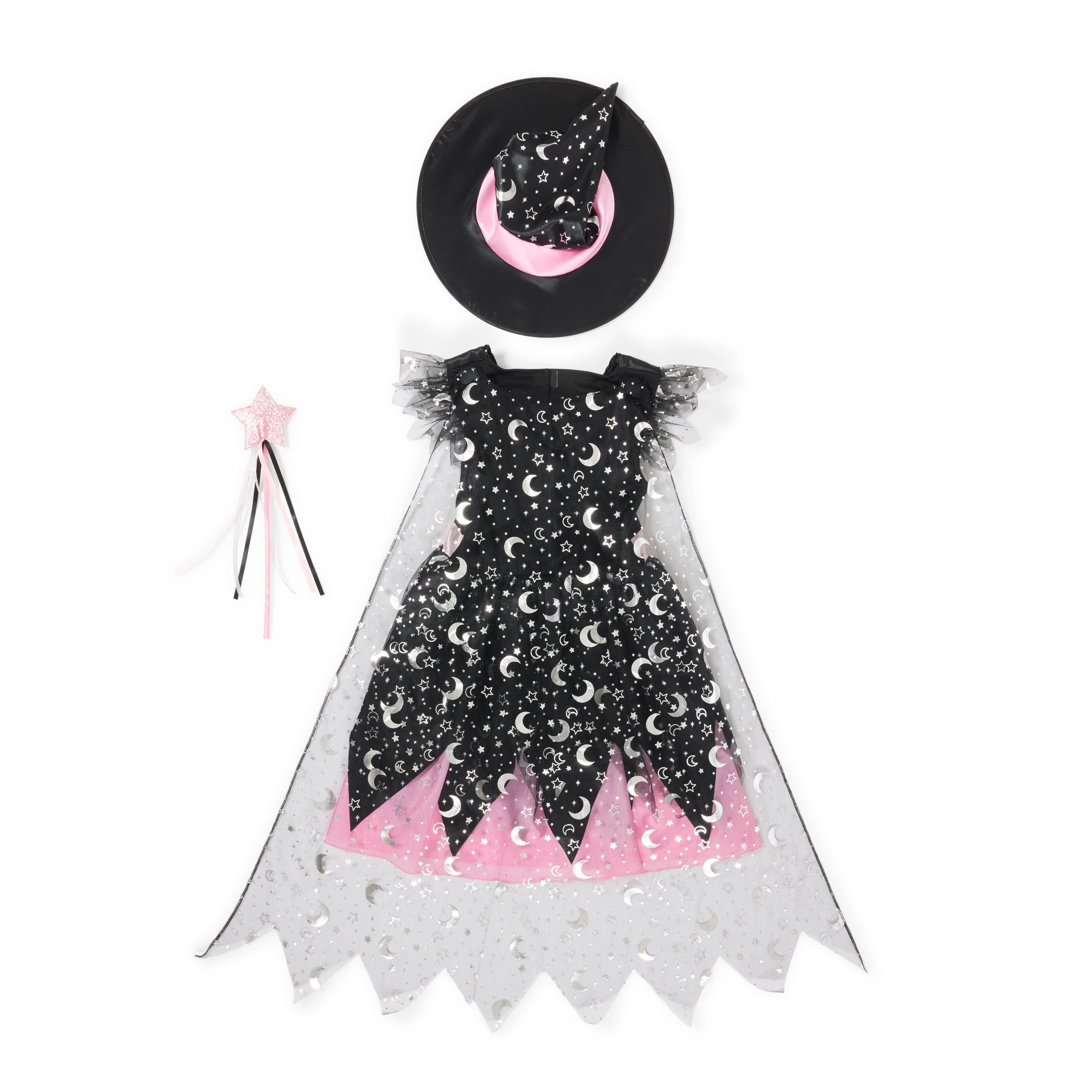 10 3 Piece Deluxe Star Witch Costume - Ages 6-8, 10 of 10