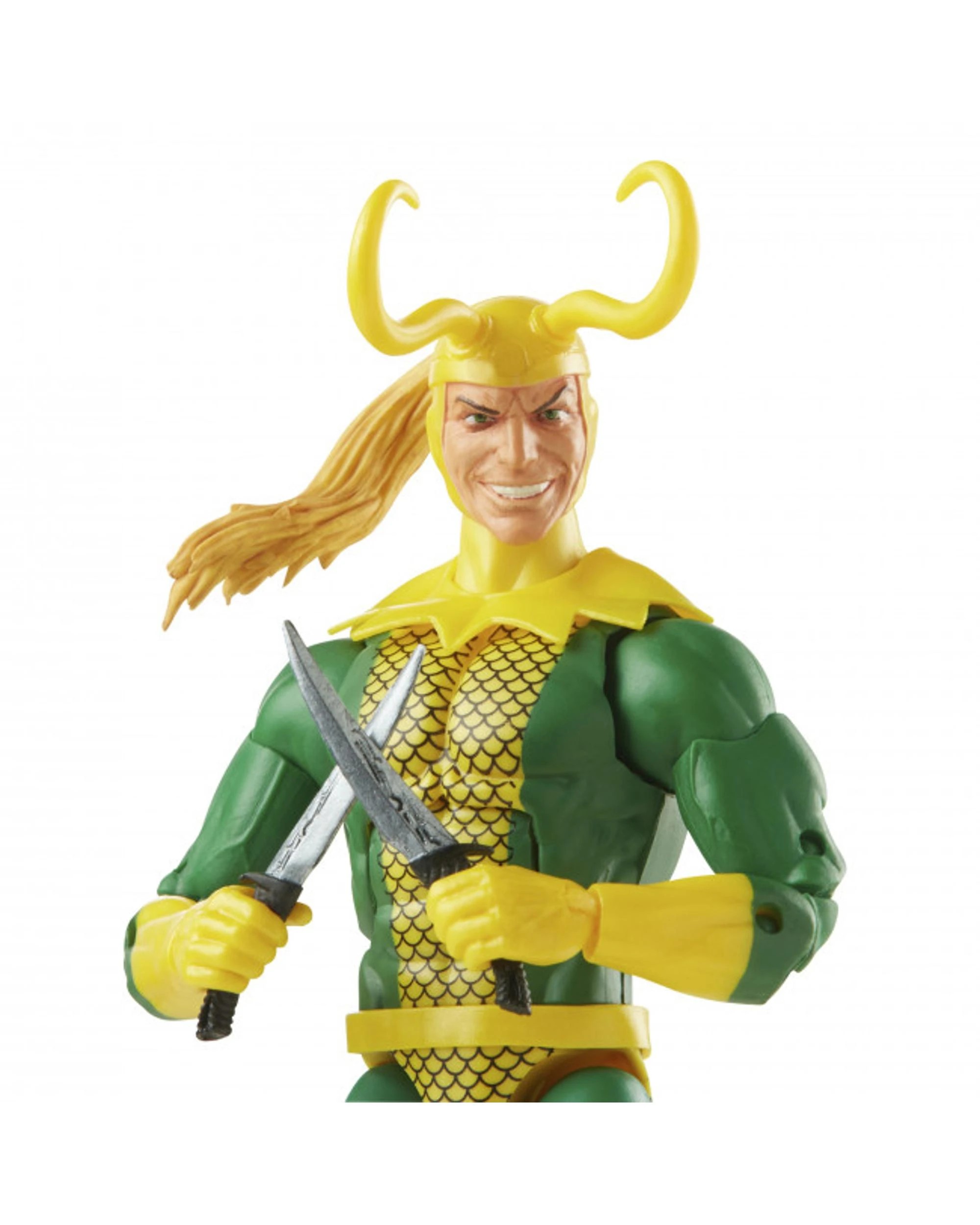 5 Marvel Legends Series Retro Loki 6 inch Action Figure, 5 of 5