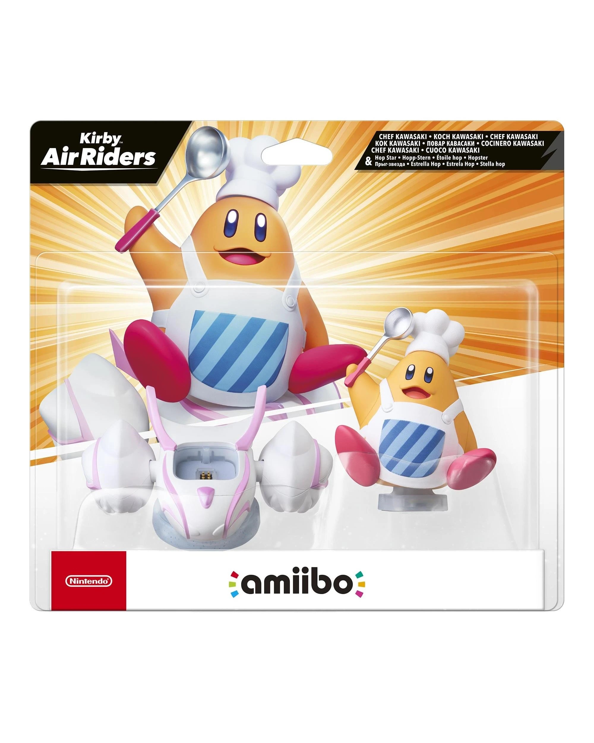 1 Nintendo Chef Kawasaki and Hop Star Amiibo - Kirby Air Riders, 1 of 1