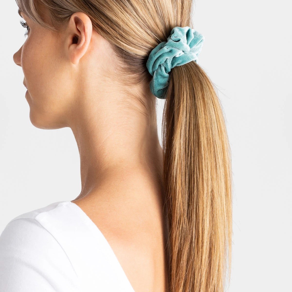4 3 Pack Velvet Hair Scrunchies, 4 of 5