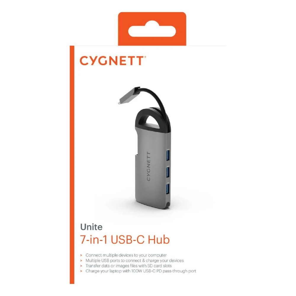 8 Cygnett Unite KeyRing 7-in-1 USB-C Hub (Single HDMI), 8 of 8