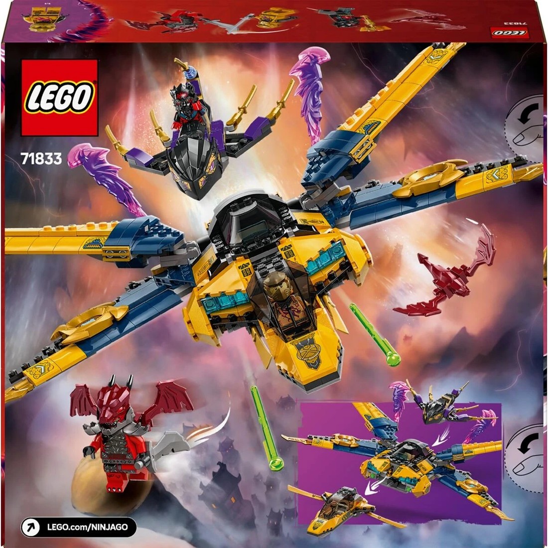 10 LEGO NINJAGO Ras and Arin's Super Storm Jet 71833, 10 of 10