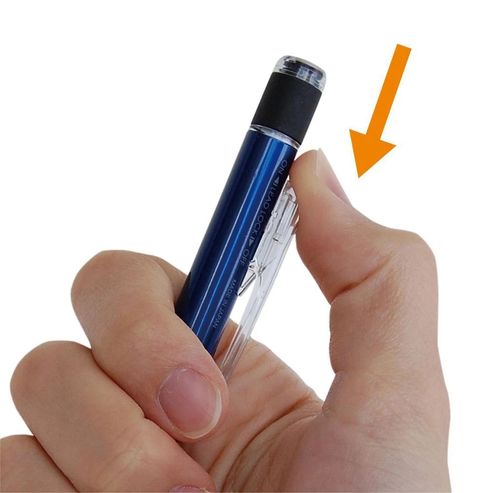 6 Tombow MONO Graph Mechanical Pencil 0.5mm Blue Barrel, 6 of 7