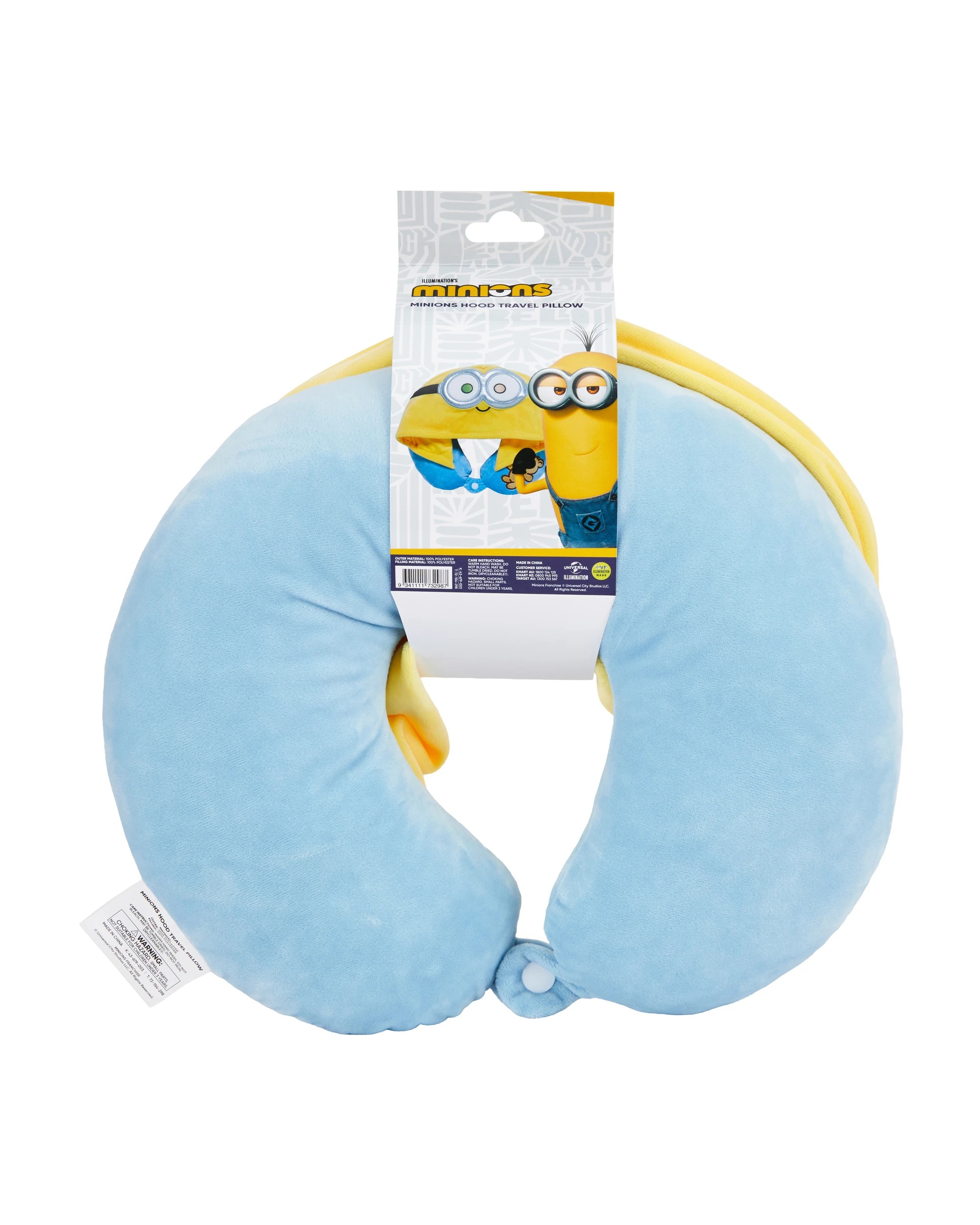 8 Illumination's Minions Hood Travel Pillow, 8 of 8