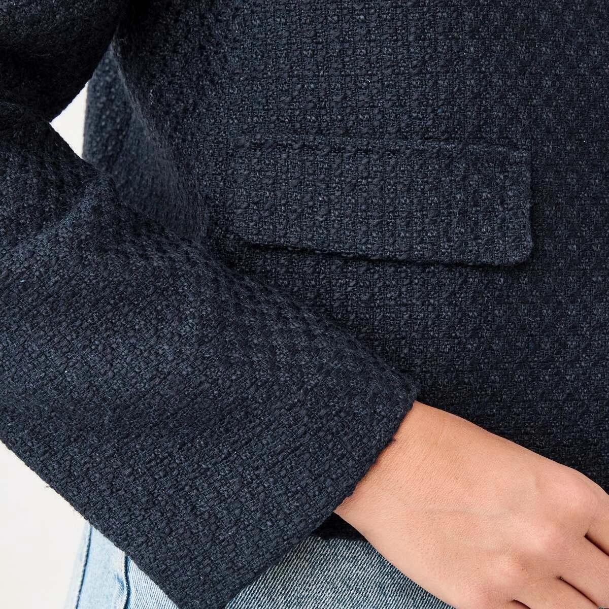 7 Boucle Jacket Navy Blaze, 7 of 7
