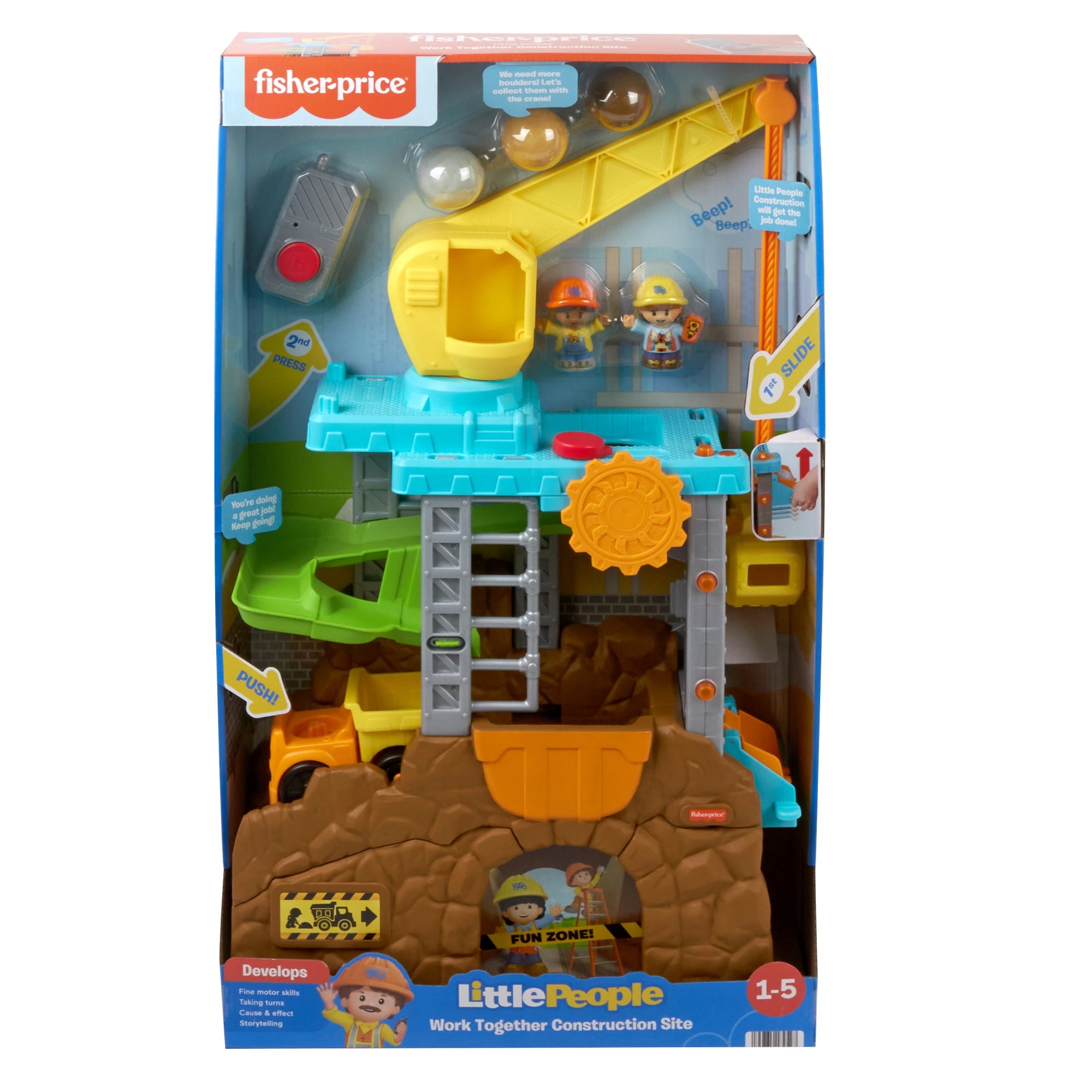 1 Fisher-Price Little People Work Together Construction Site Toddler Playset, 1 of 6