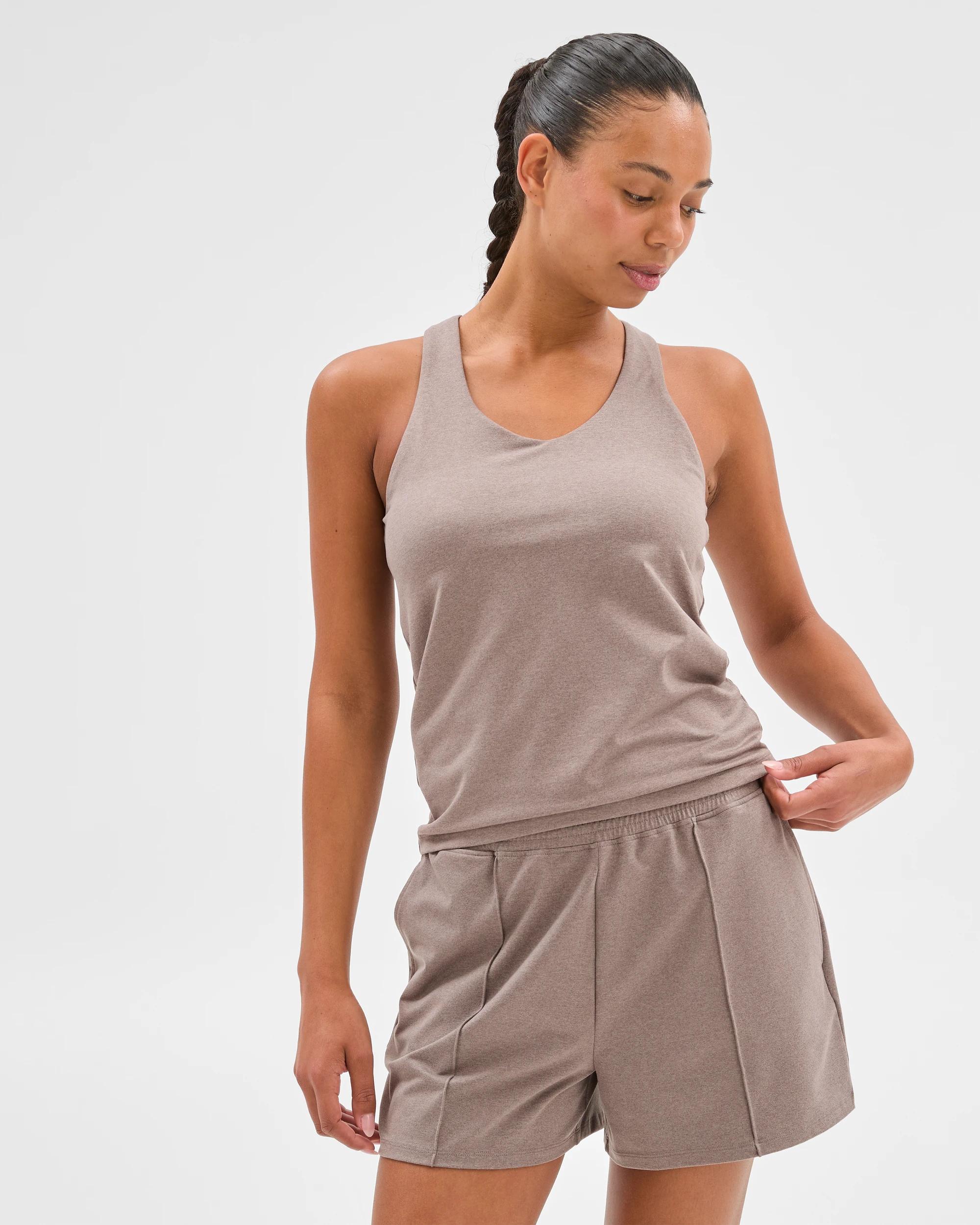 2 Target Active Studio Luxe Marle Racer Tank Top — Mushroom MUSHROOM, 2 of 6