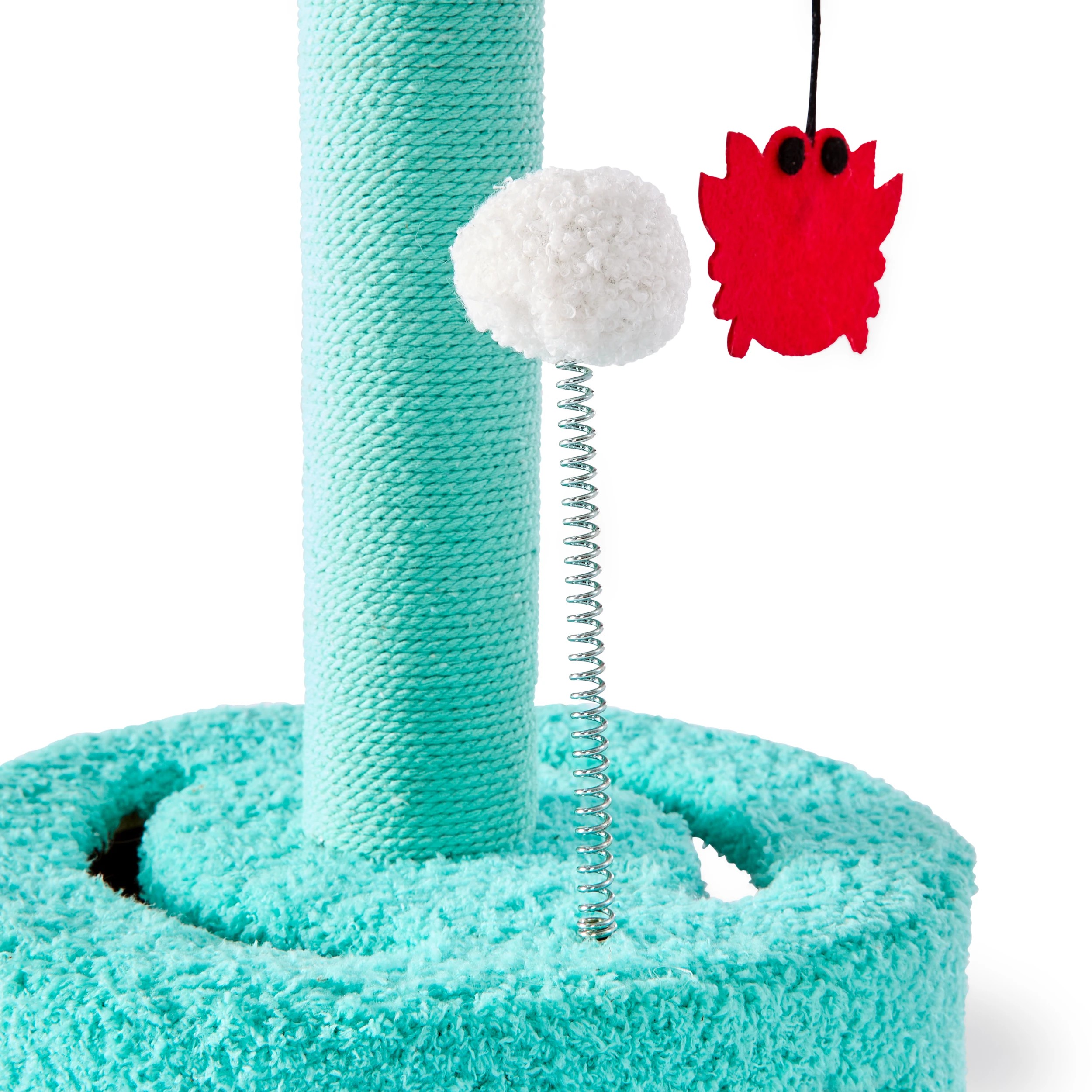 8 Novelty Cat Scratcher with Ball - Small, Assorted, 8 of 10
