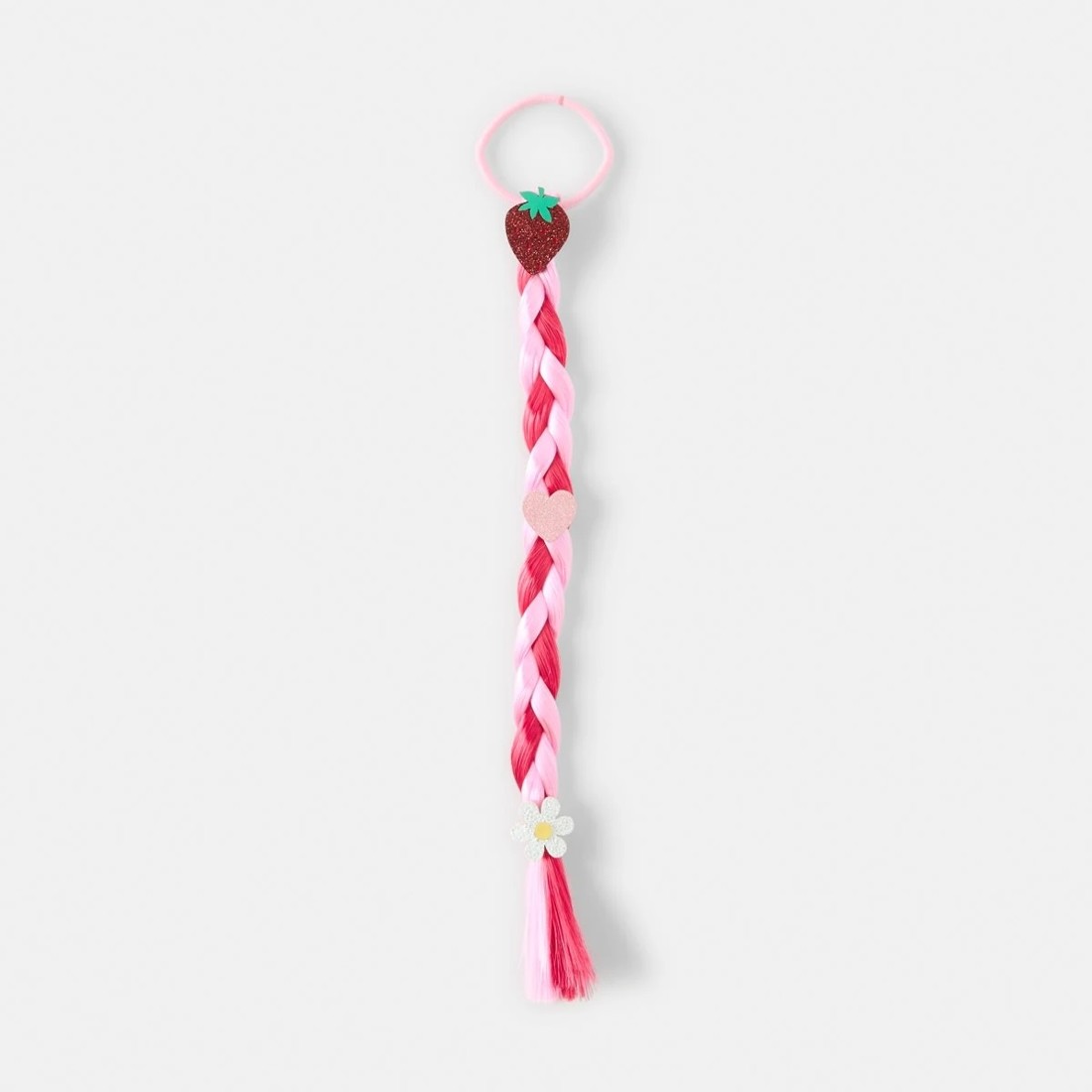1 Strawberry Hair Extension Hair Tie - Red, 1 of 3