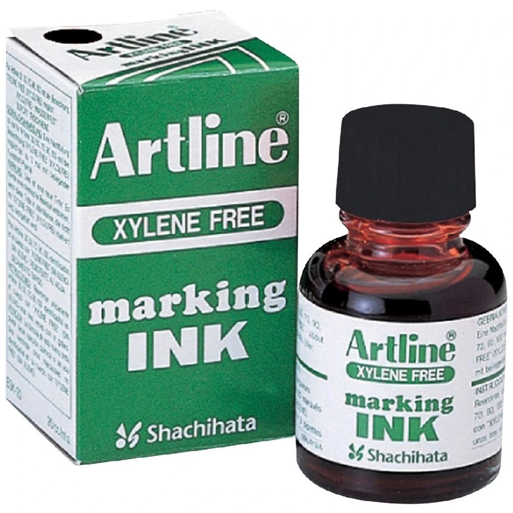 1 Artline Permanent Marker Refill Ink 20 mL Black, 1 of 1