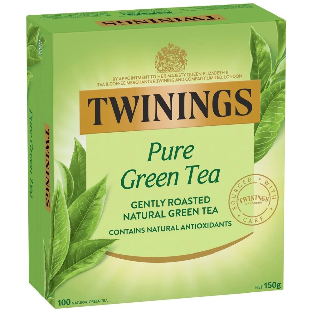 1 Twinings Green Tea Bags 100 Pack, 1 of 4
