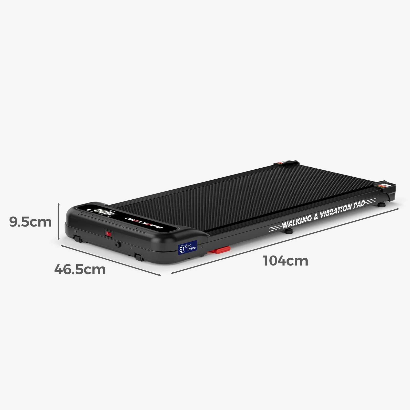 3 Black Lord Treadmill 4-in-1 Walking Vibration Pad Incline with Magnetic Remote - Black, 3 of 9