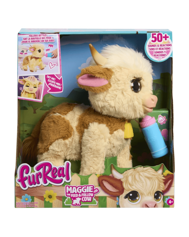 FurReal Maggie the Feed and Follow Cow Plush