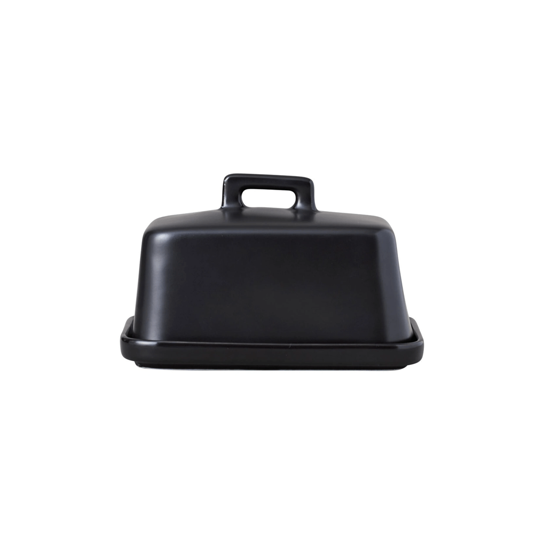 1 Maxwell & Williams Epicurious Butter Dish Porcelain 16.5cm Gift Boxed
 - Black, 1 of 3