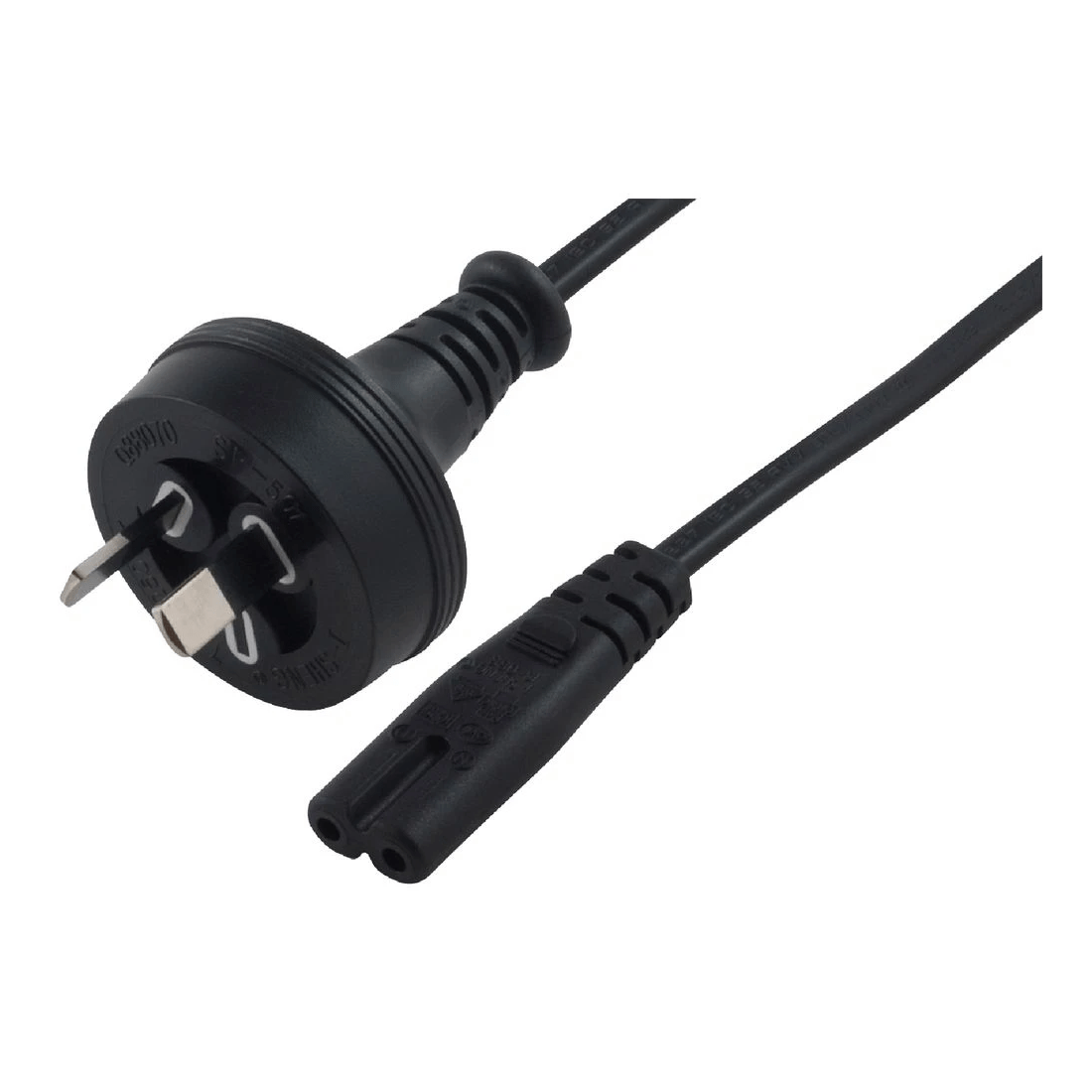 1 Comsol Male 2 Pin AC to Female IEC-C7 Power Cable 2m, 1 of 1