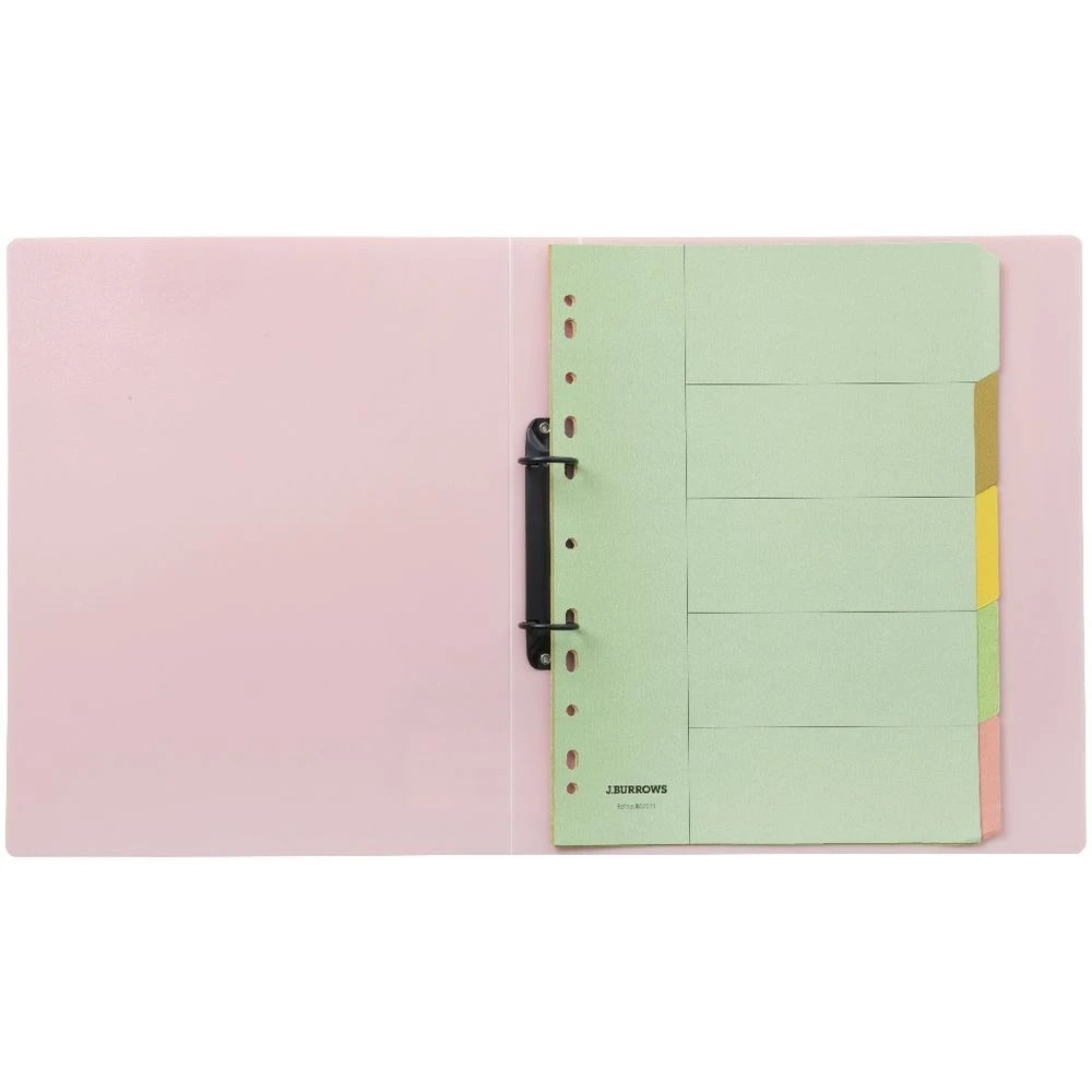 5 Otto A4 2D  Binder 25mm Pink, 5 of 5