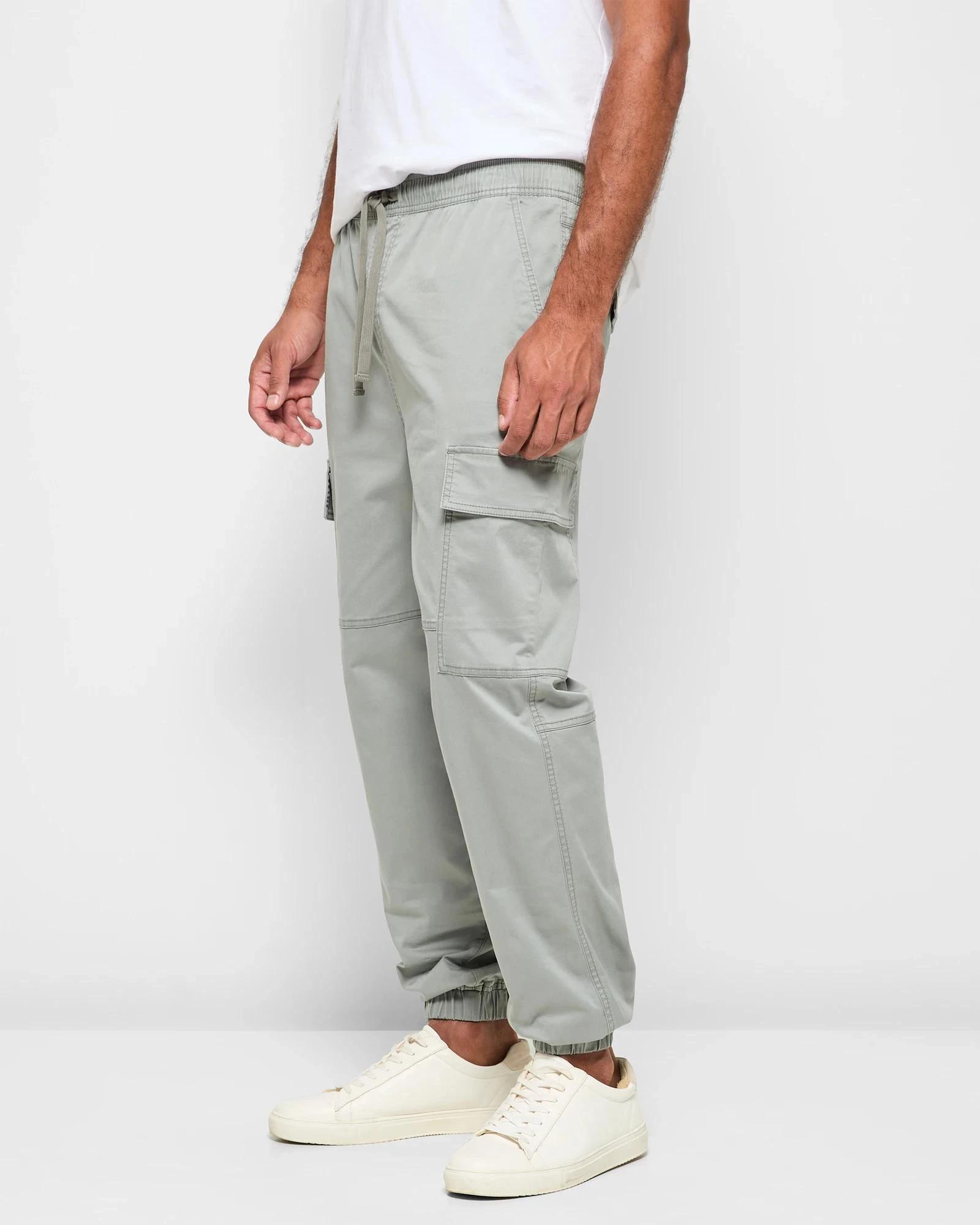 3 Target Man Australian Cotton Cargo Jogger Pants STORM GREY, 3 of 5