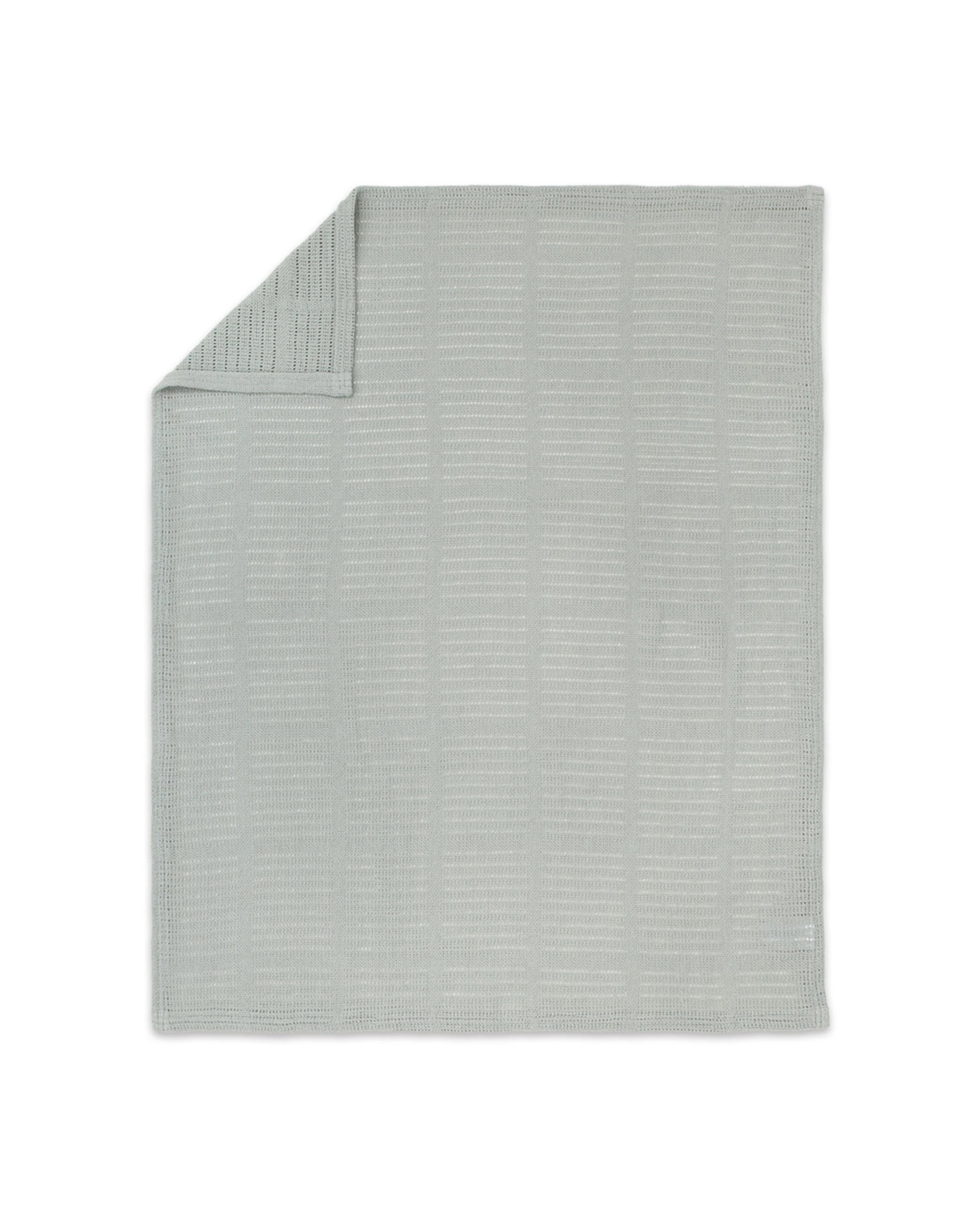 2 Little Haven Cellular Baby Blanket 100 Percent Cotton Soft And Breathable - Green, 2 of 3