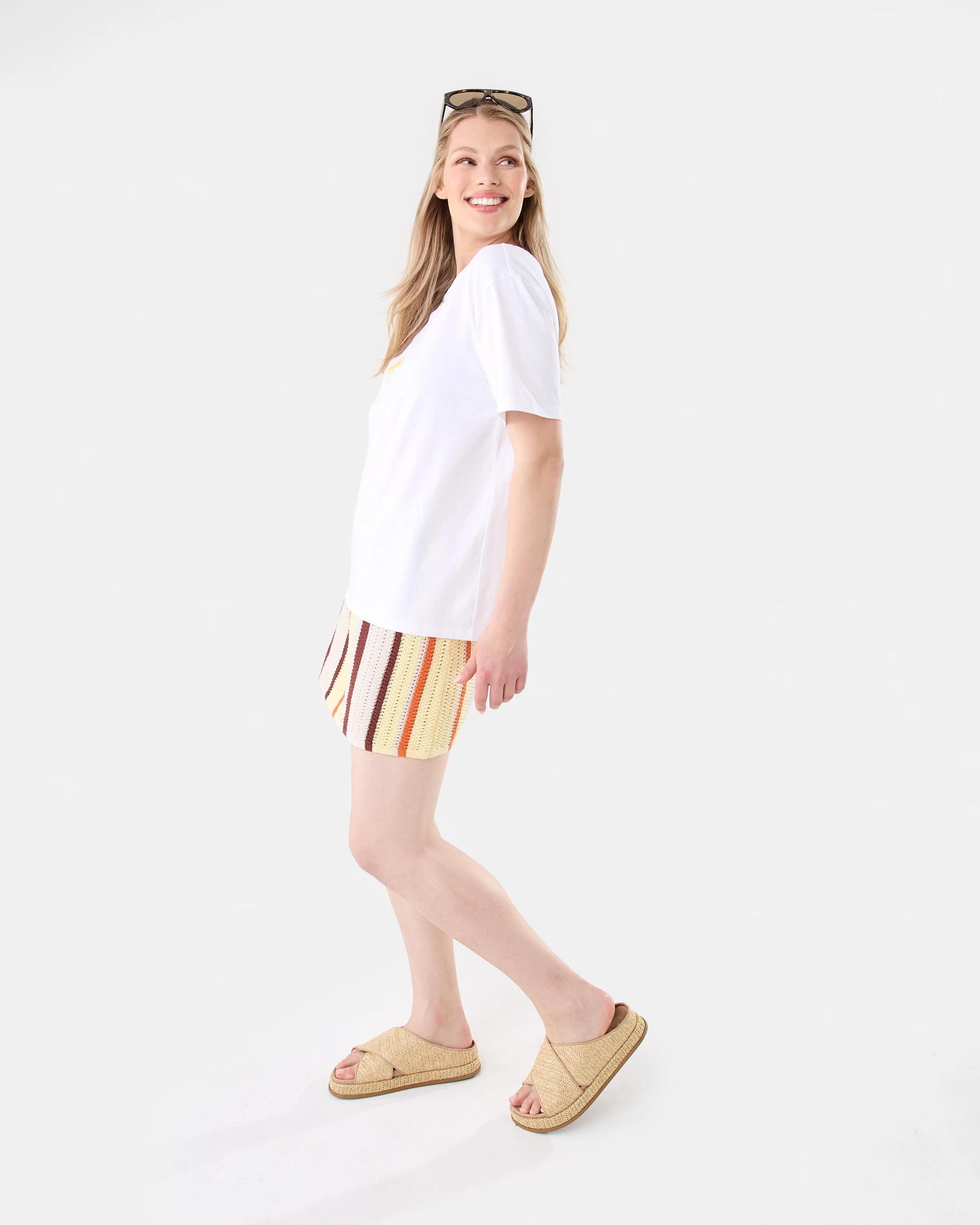 3 Crochet Mini Skirt Multi Strp, 3 of 7