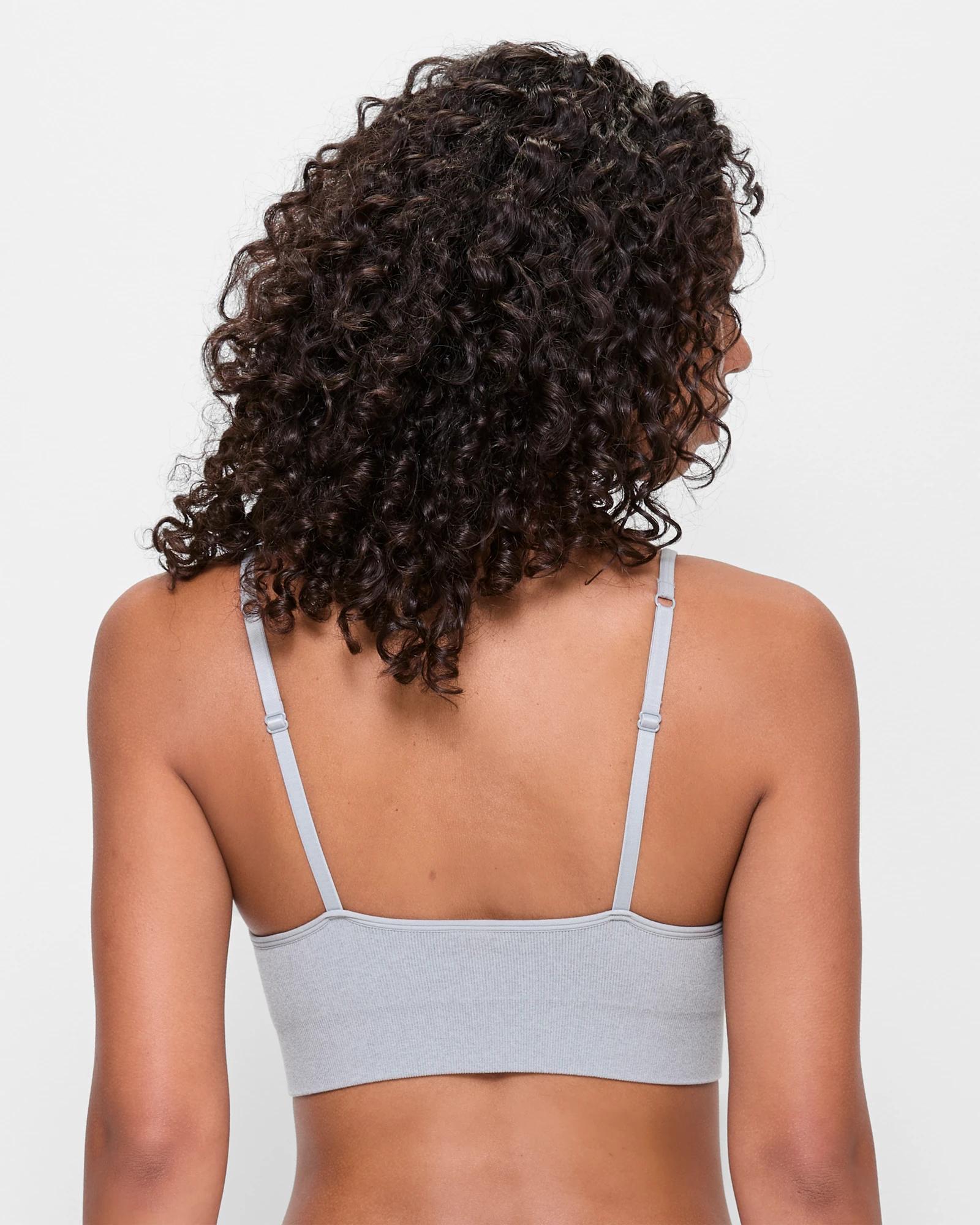 3 Target Seamfree Low Impact Sports Crop Top GREY MARLE, 3 of 3