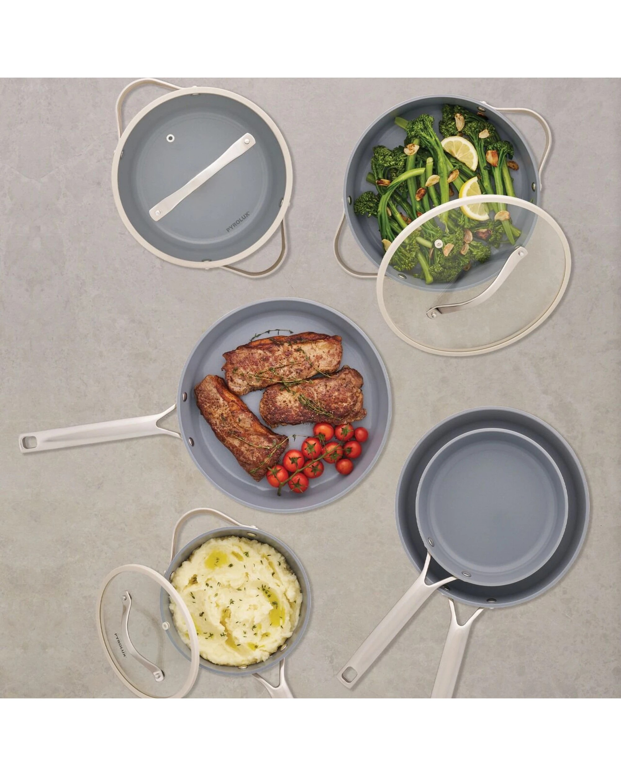 8 20cm Pyrolux Nexgen Saucepan 2.8l Ivory W/ Helper Handle | Ceramic Non-stick Oven Safe, 8 of 8