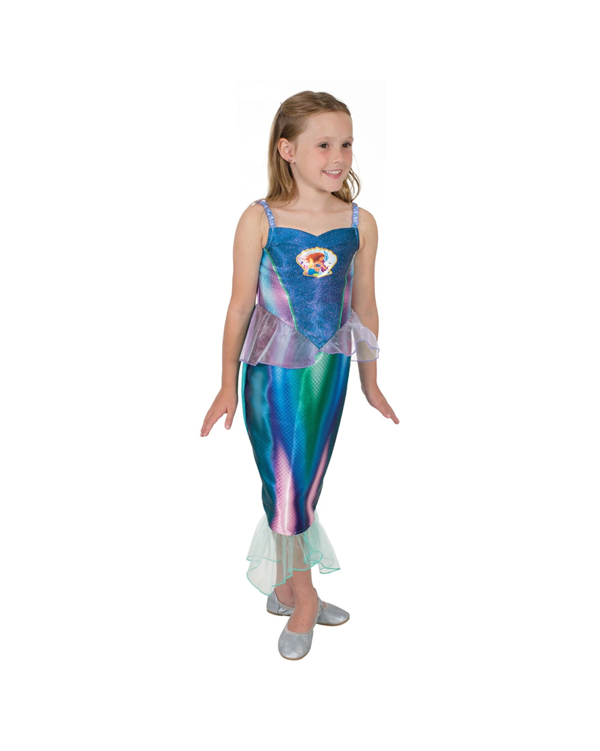 1 Disney Ariel Tlm Live Action Classic Costume Party Dress Up M - Multi, 1 of 1