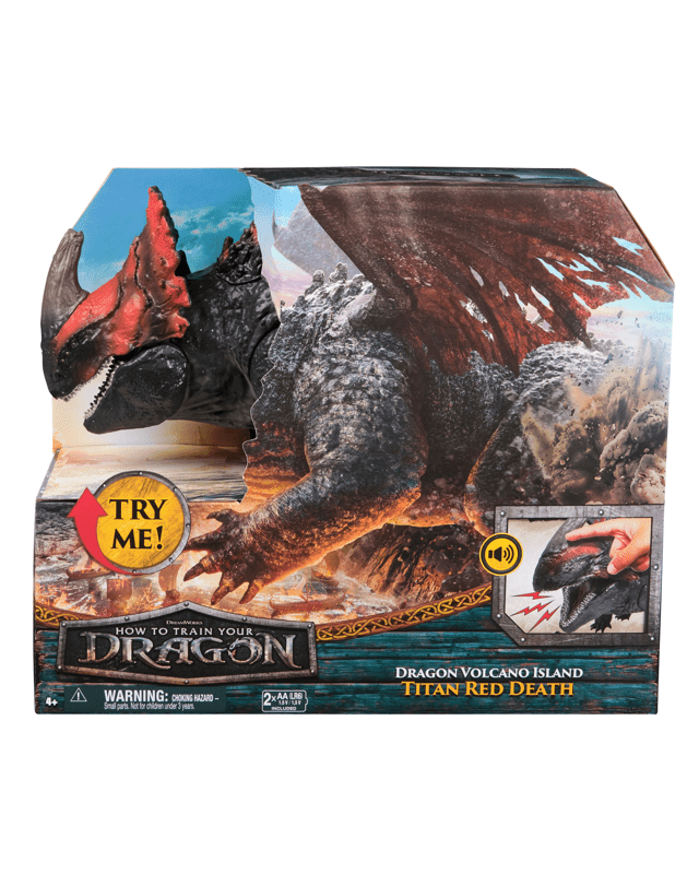 How To Train Your Dragon: Dragon Volcano Island Titan Red Death Fi