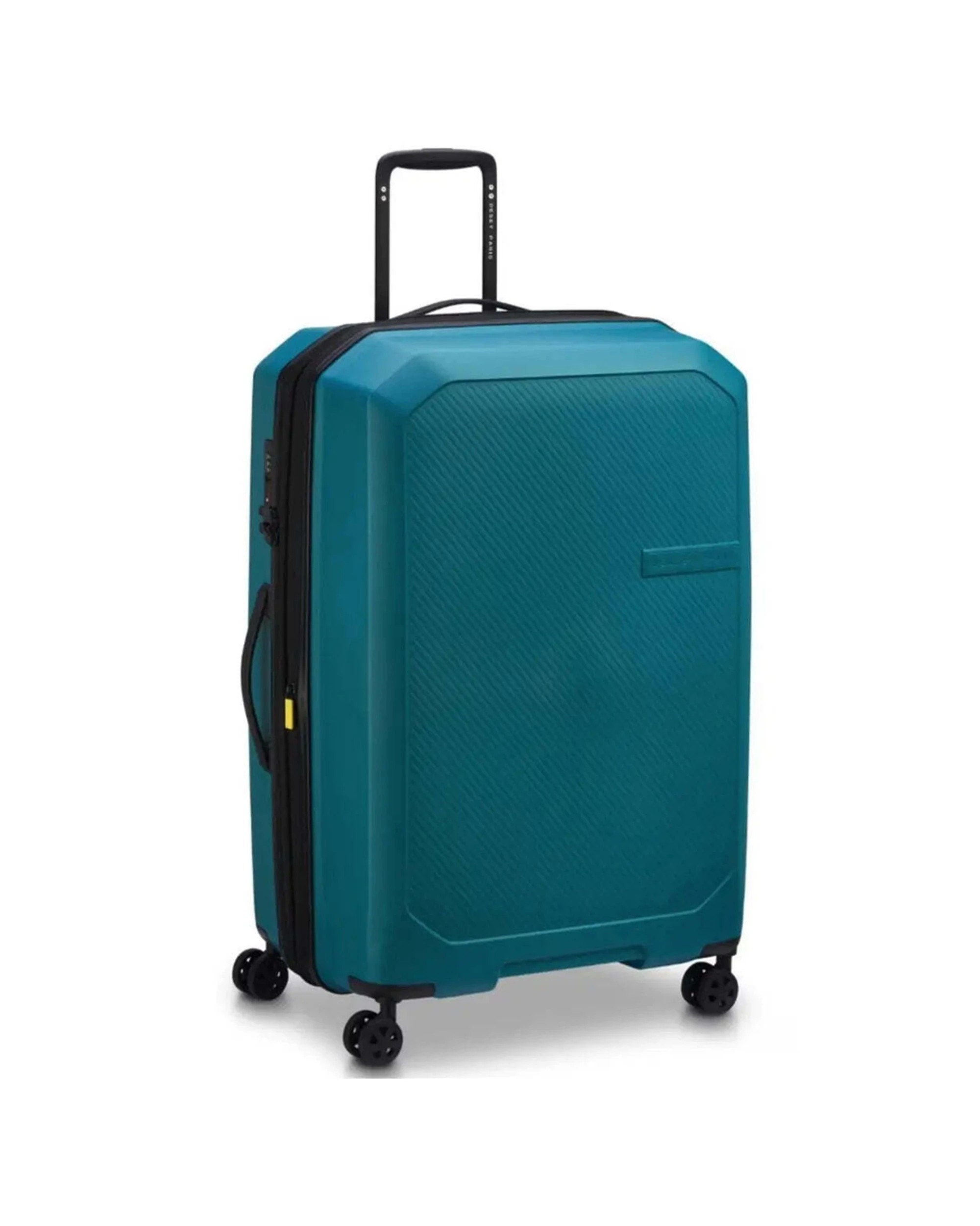 3 Delsey Anvers 75 cm 4 Wheel Expandable Suitcase TSA Lock Matte Finish Teal - Green, 3 of 7