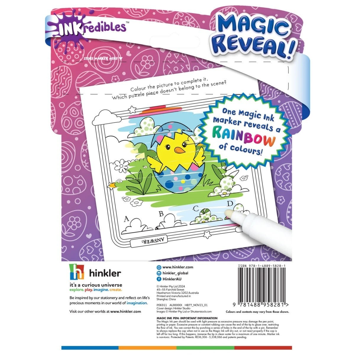 5 INKredibles Easter Fun Magic Ink Pictures! - Book, 5 of 5