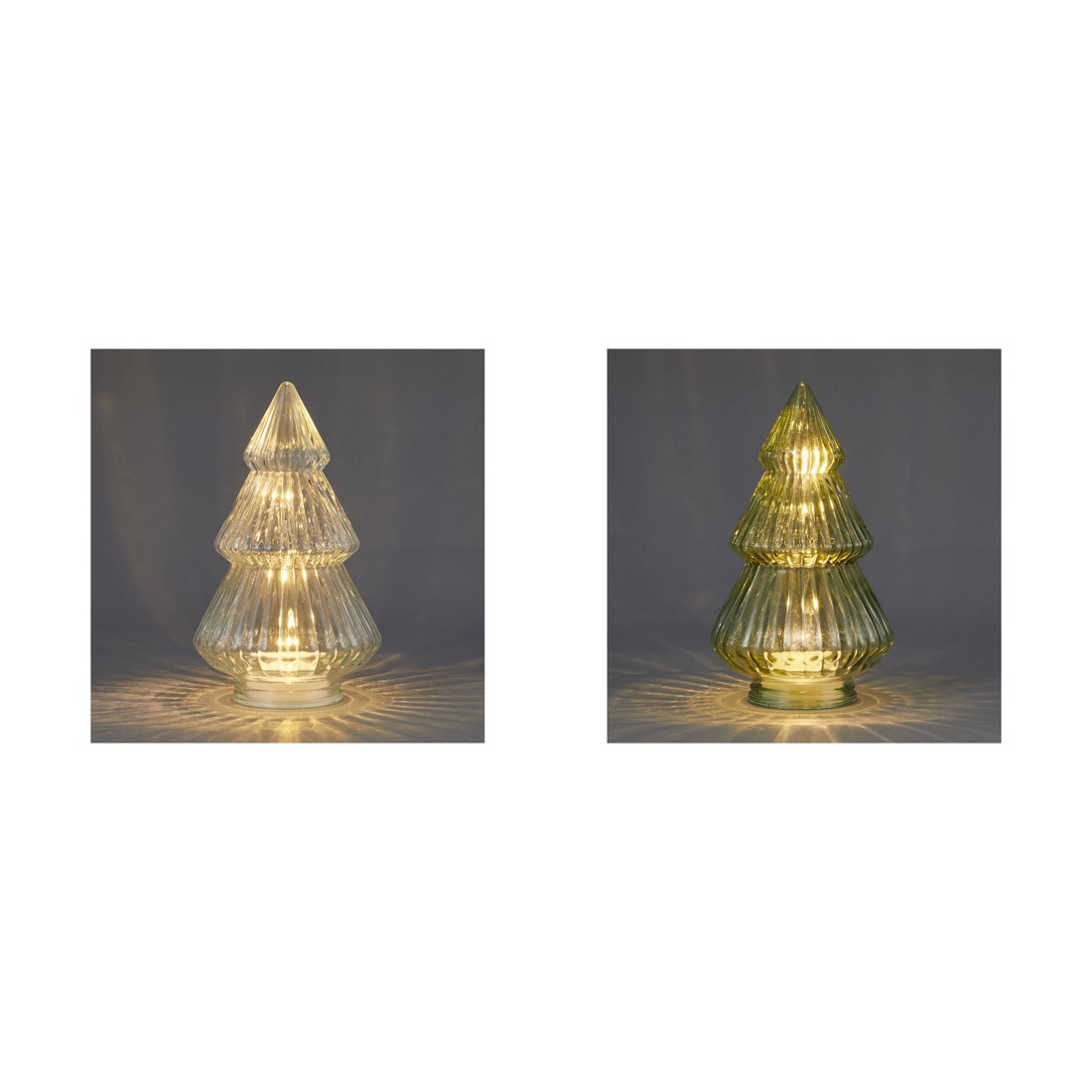 1 Light Up Glass Tree - Assorted, 1 of 6