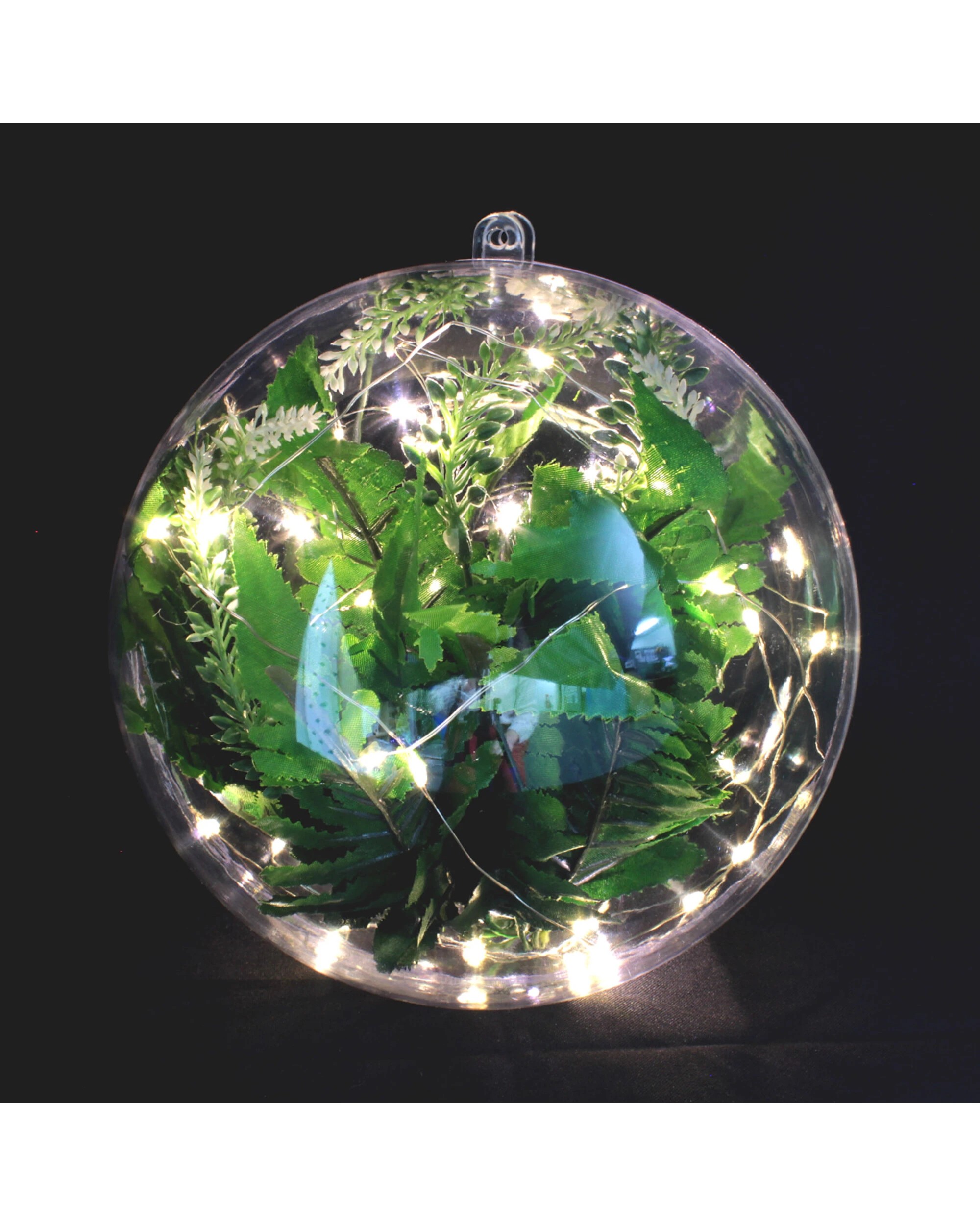 5 Partyrama Clear Plastic Fillable Bauble 20cm, 5 of 5