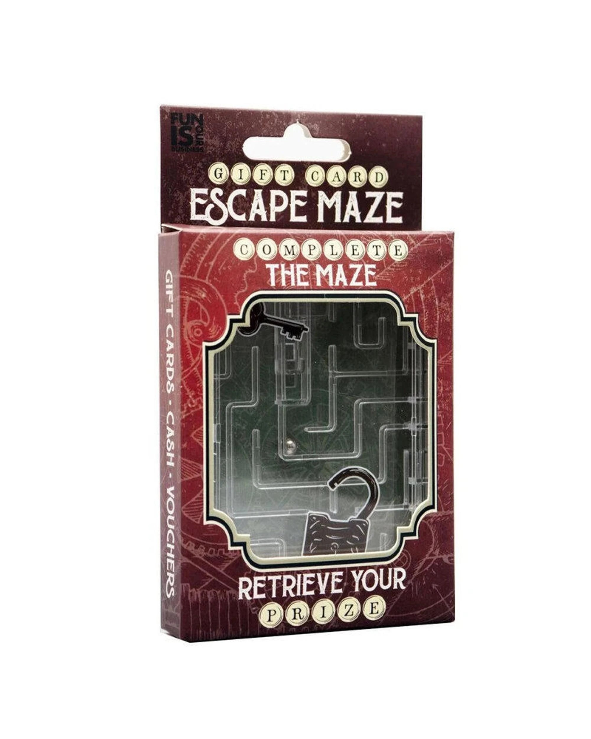 1 Boxer Gifts Gift Card Escape Maze Puzzle Game, 1 of 6