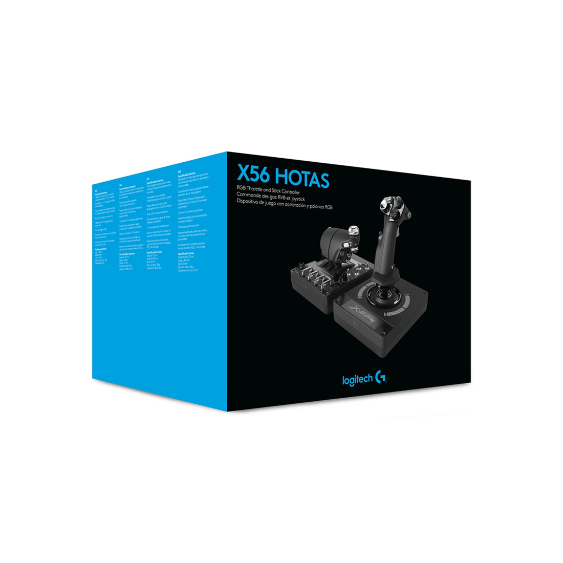 3 Logitech X56 H.O.T.A.S. Flight System - Black, 3 of 6