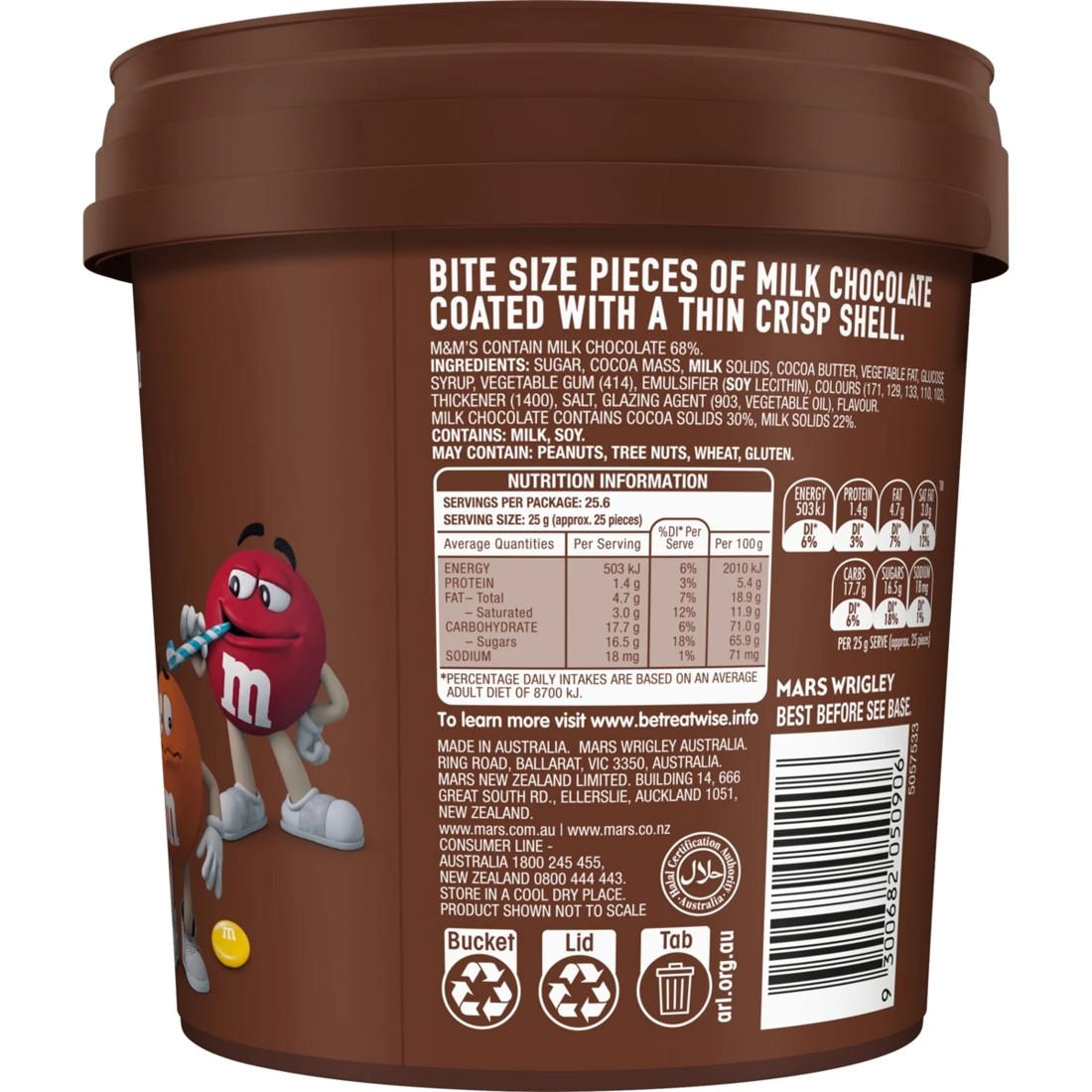 2 M&M's Party Bucket 640g, 2 of 6