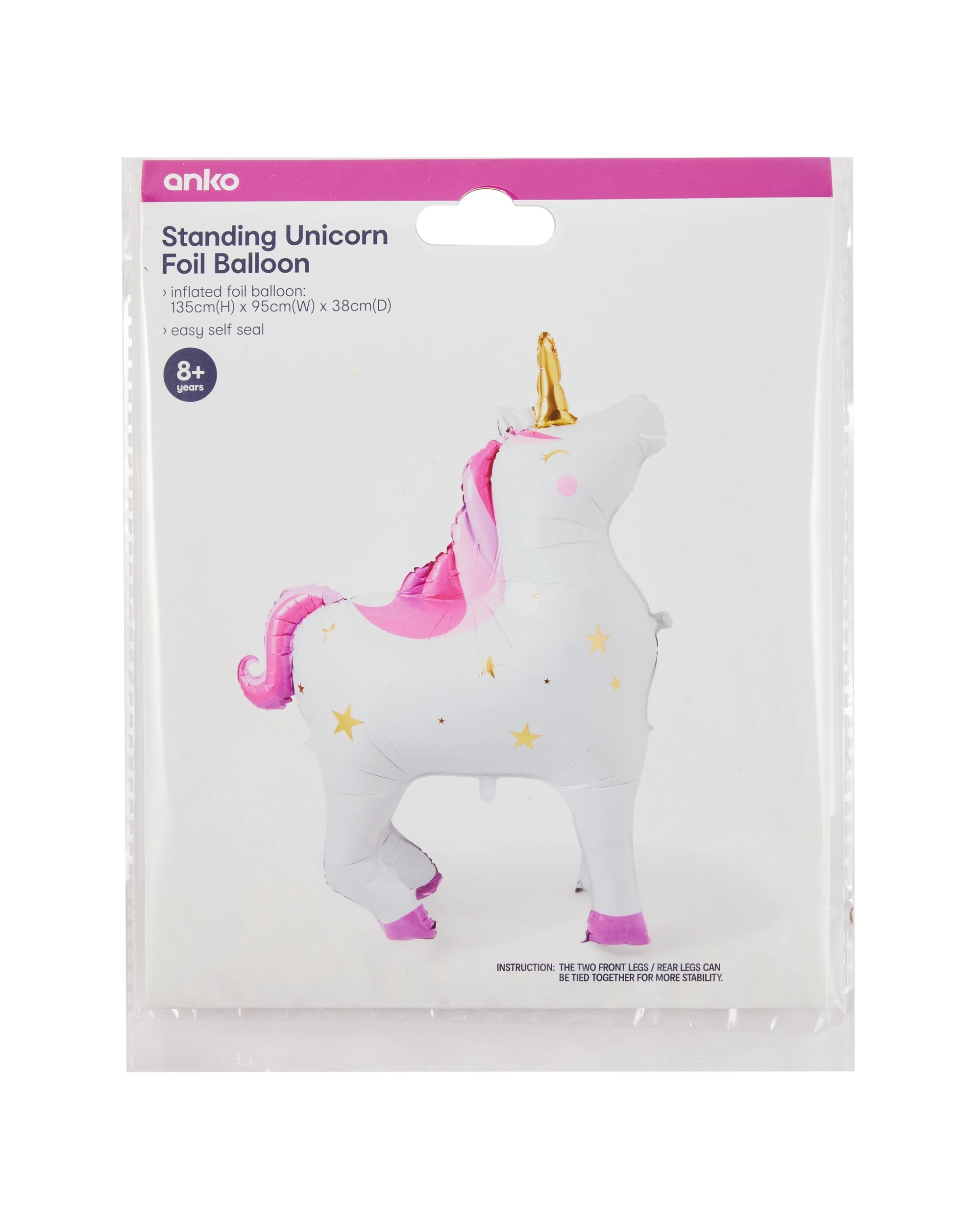 8 Standing Unicorn Foil Balloon, 8 of 8