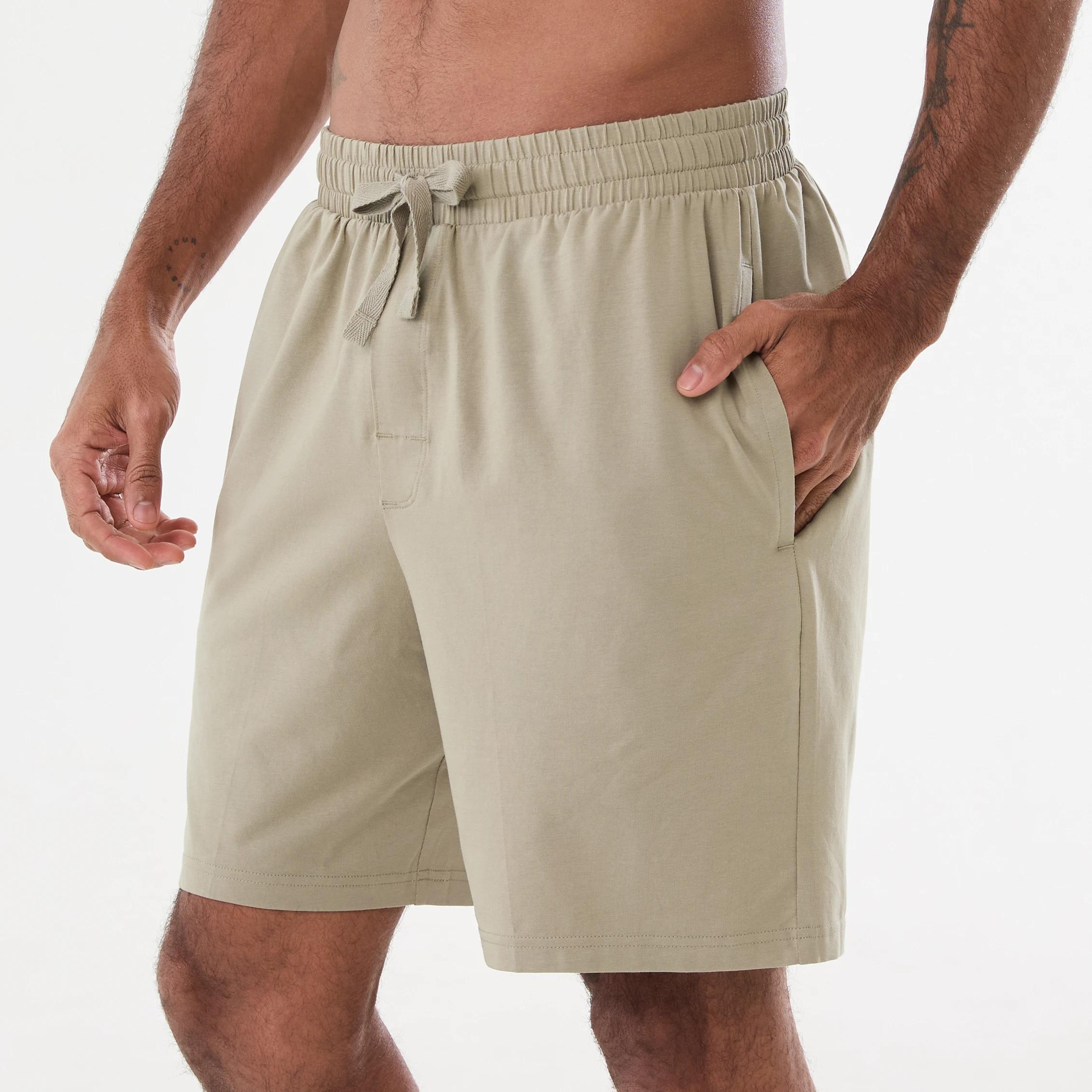 2 Cotton Elastane Shorts VINTAGE KHAKI, 2 of 5