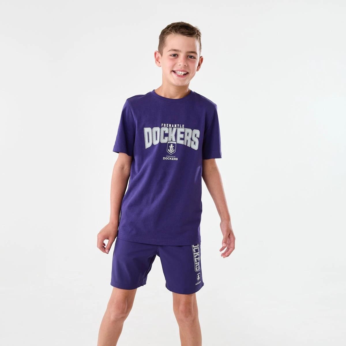 1 Official AFL Kids T-shirt Fremantle, 1 of 8