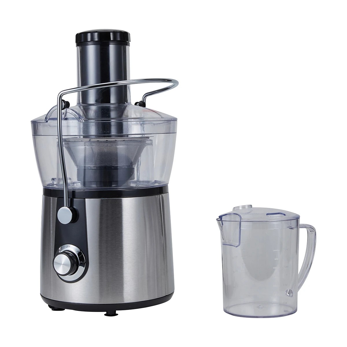 1 800ml Juicer - Black and Silver, 1 of 10