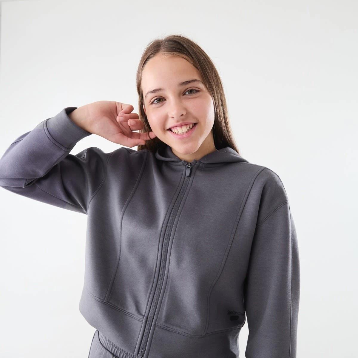 3 Scuba Zip Thru Hoodie Scuba Grey, 3 of 7