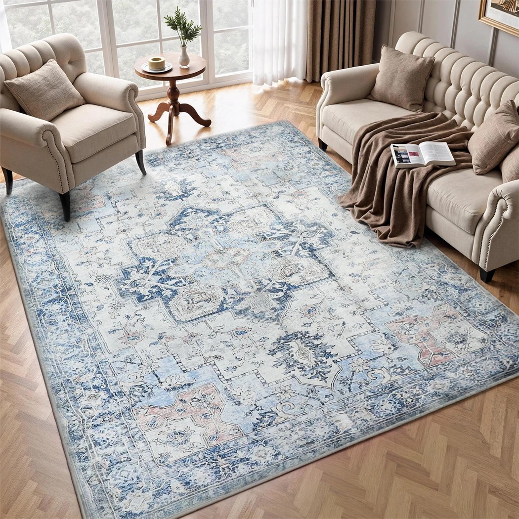 8 Marlow Large Area Rugs Boho Faux Cashmere Carpet, 8 of 8